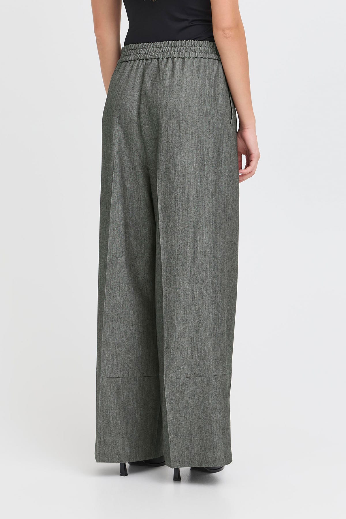 Hose IHFILANO PA2 Dark grey melange Hose ICHI 