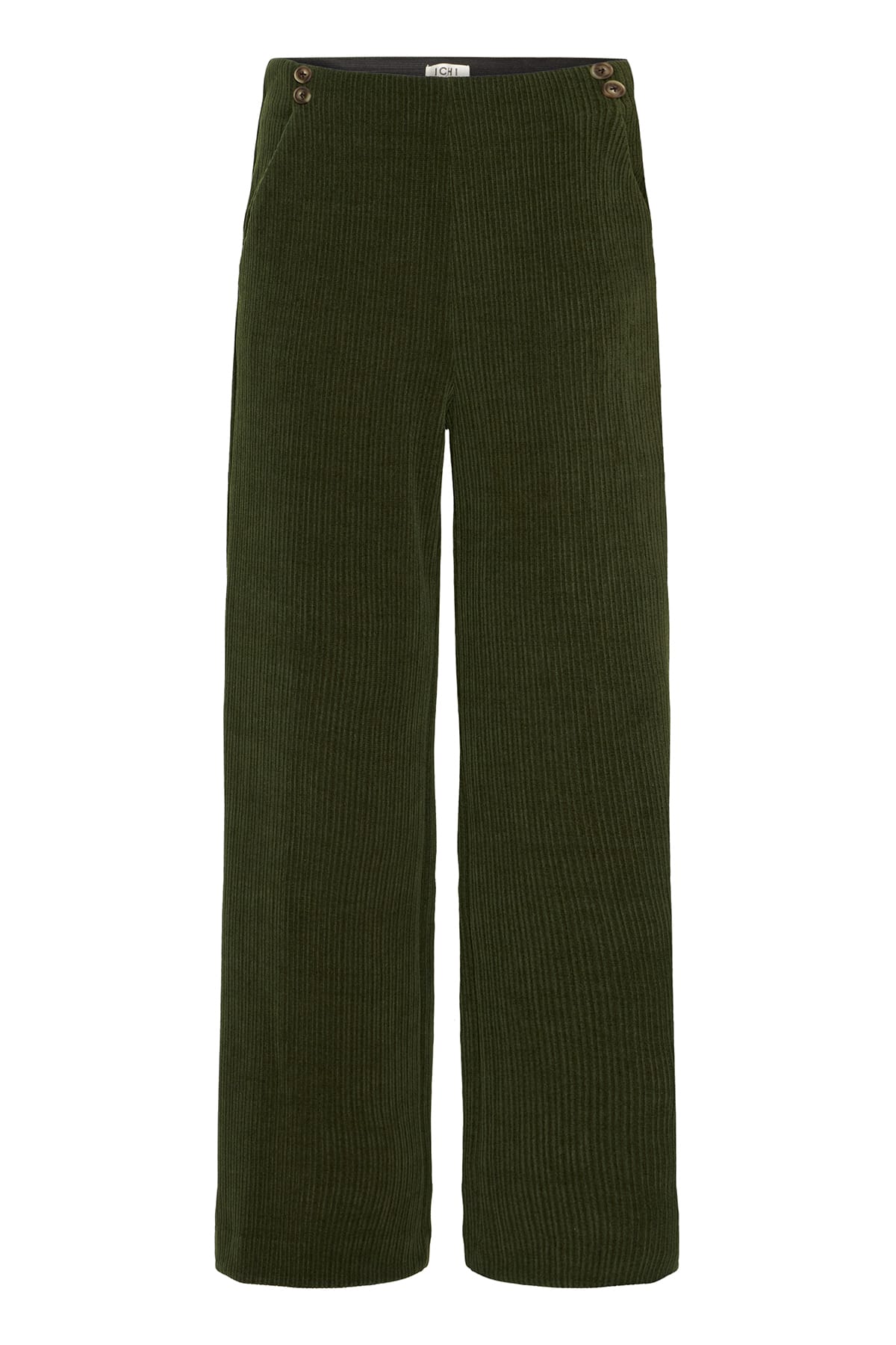 Hose IHKATE CORDUROY PA3 Rifle Green Hose ICHI 