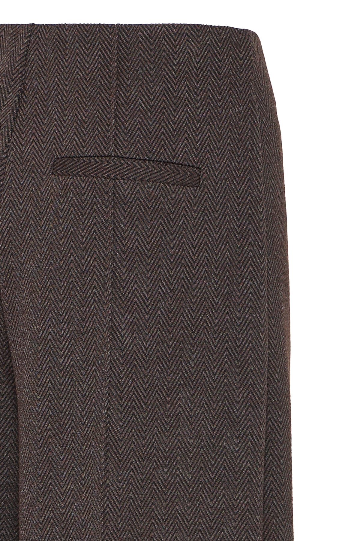 Hose IHKATE JACQUARD PA9 BLACK BROWN HERRINGBONE Hose ICHI 