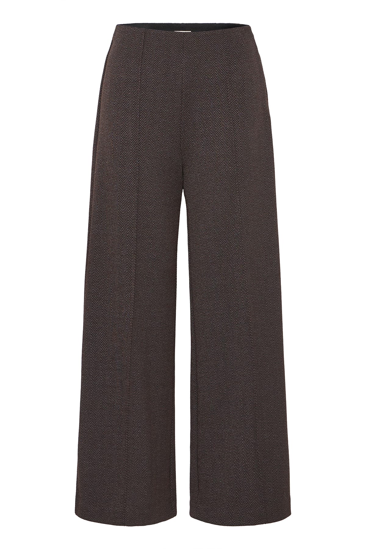 Hose IHKATE JACQUARD PA9 BLACK BROWN HERRINGBONE Hose ICHI 