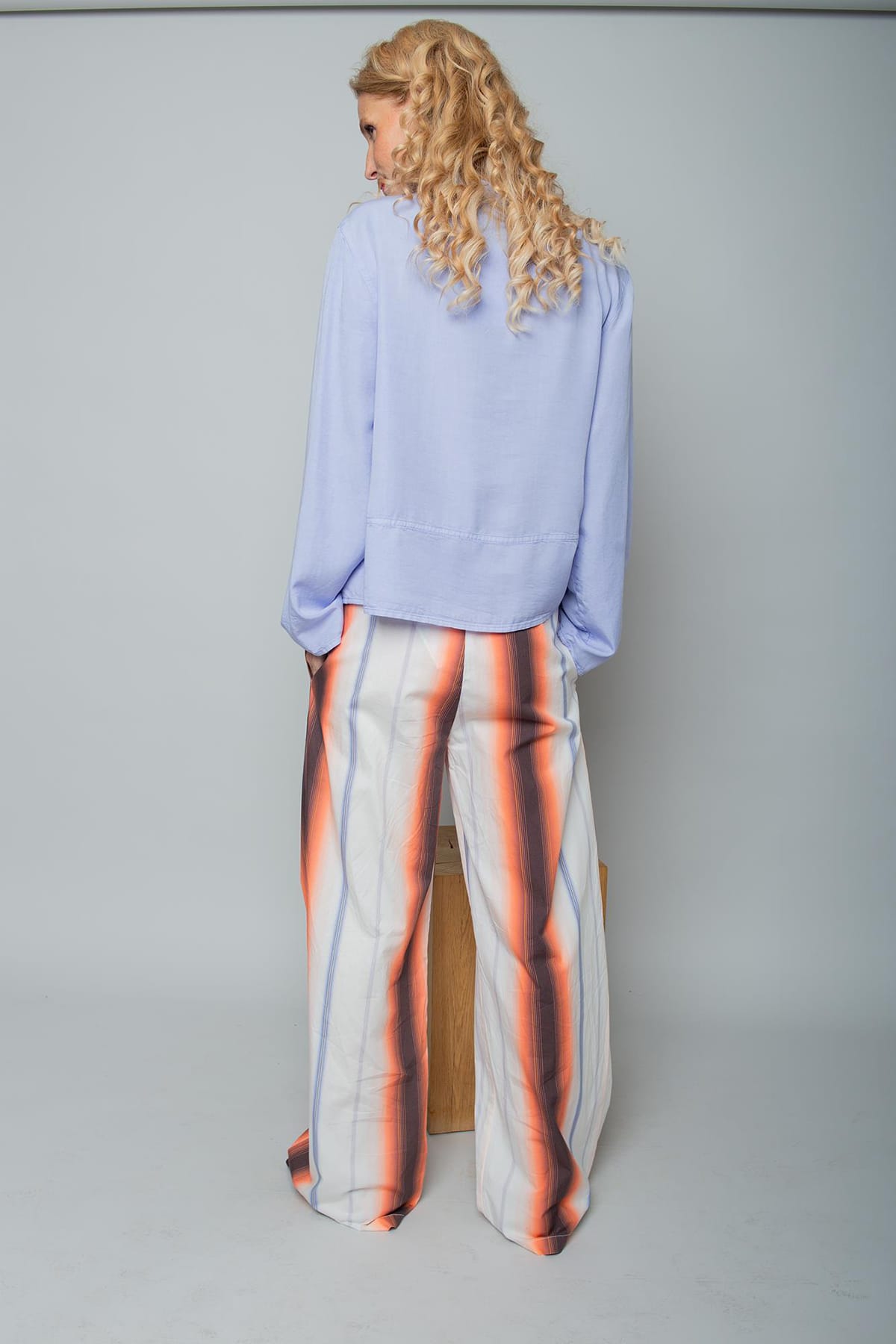 Hose mit elastischem Bund multi stripe Hose Emily van den Bergh 