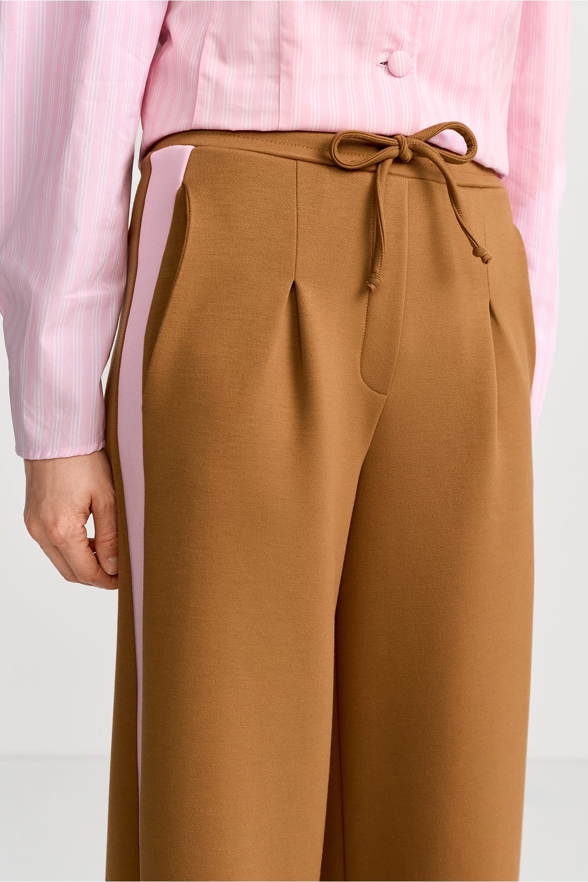 Hose Pleated Jersey cinnamon Hose Rich&Royal 