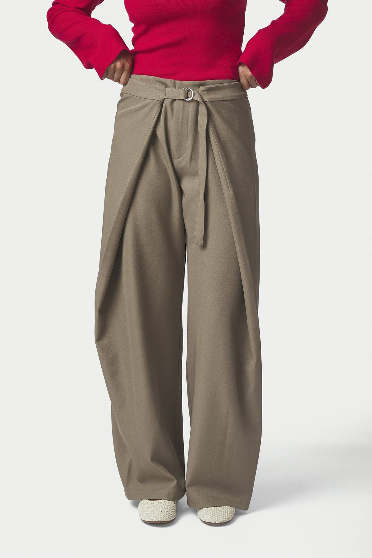 Hose Zanya Structure Taupe Hose Neo Noir 