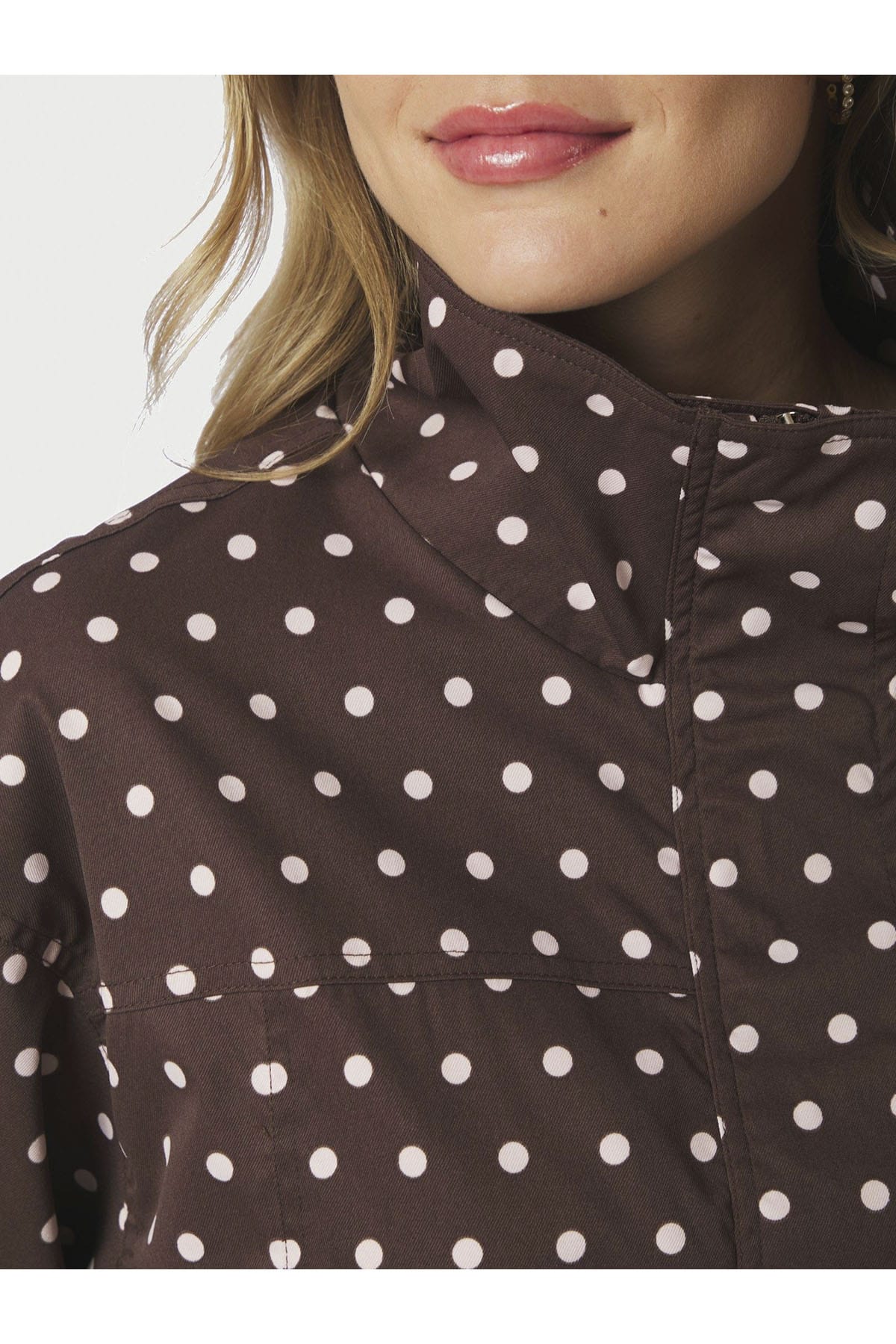 Jacke Callisa Dot Brown Jacke Neo Noir 