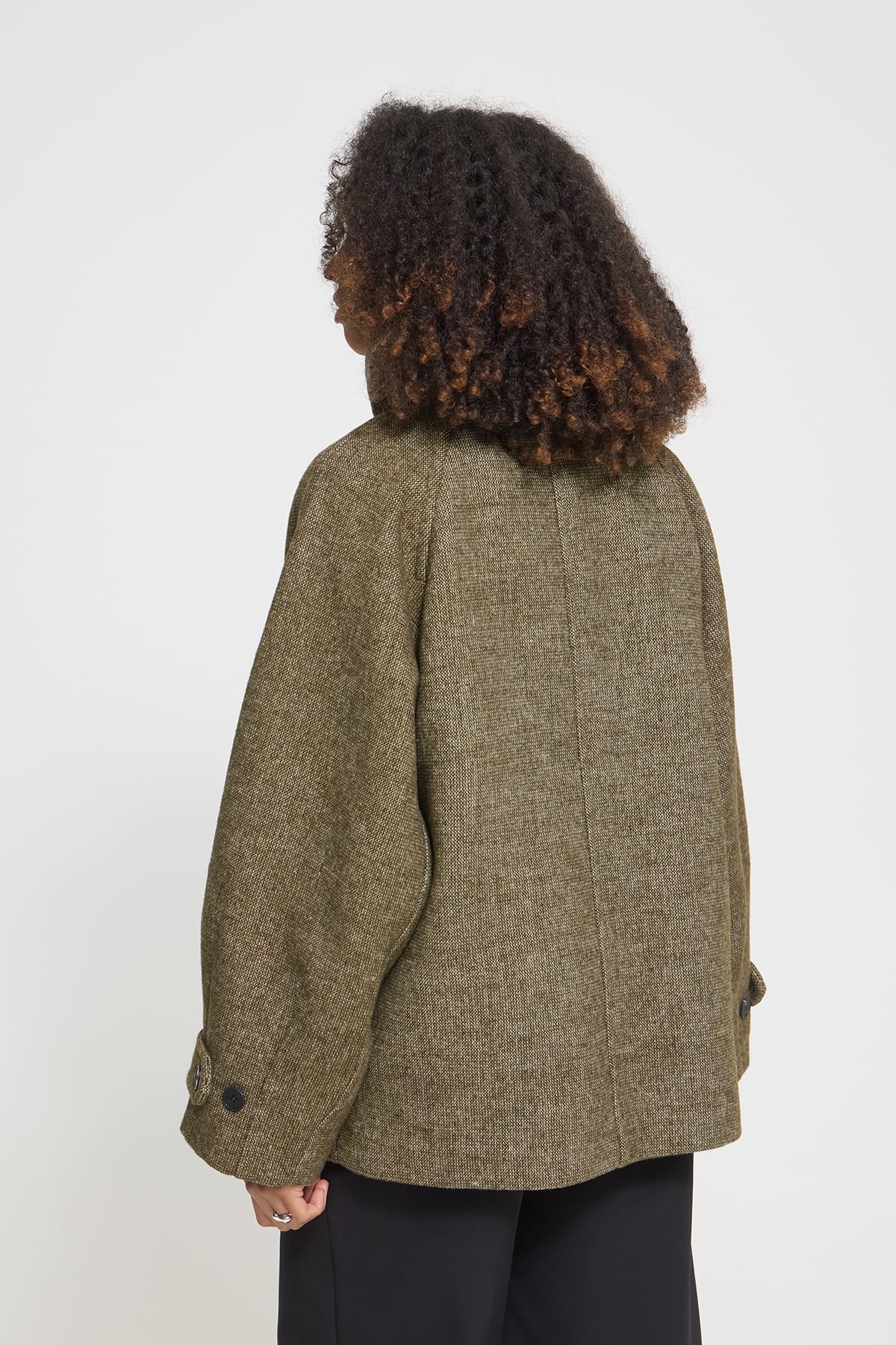 Jacke IHGAZIVA JA3 DUSKY GREEN MELANGE Jacke ICHI 
