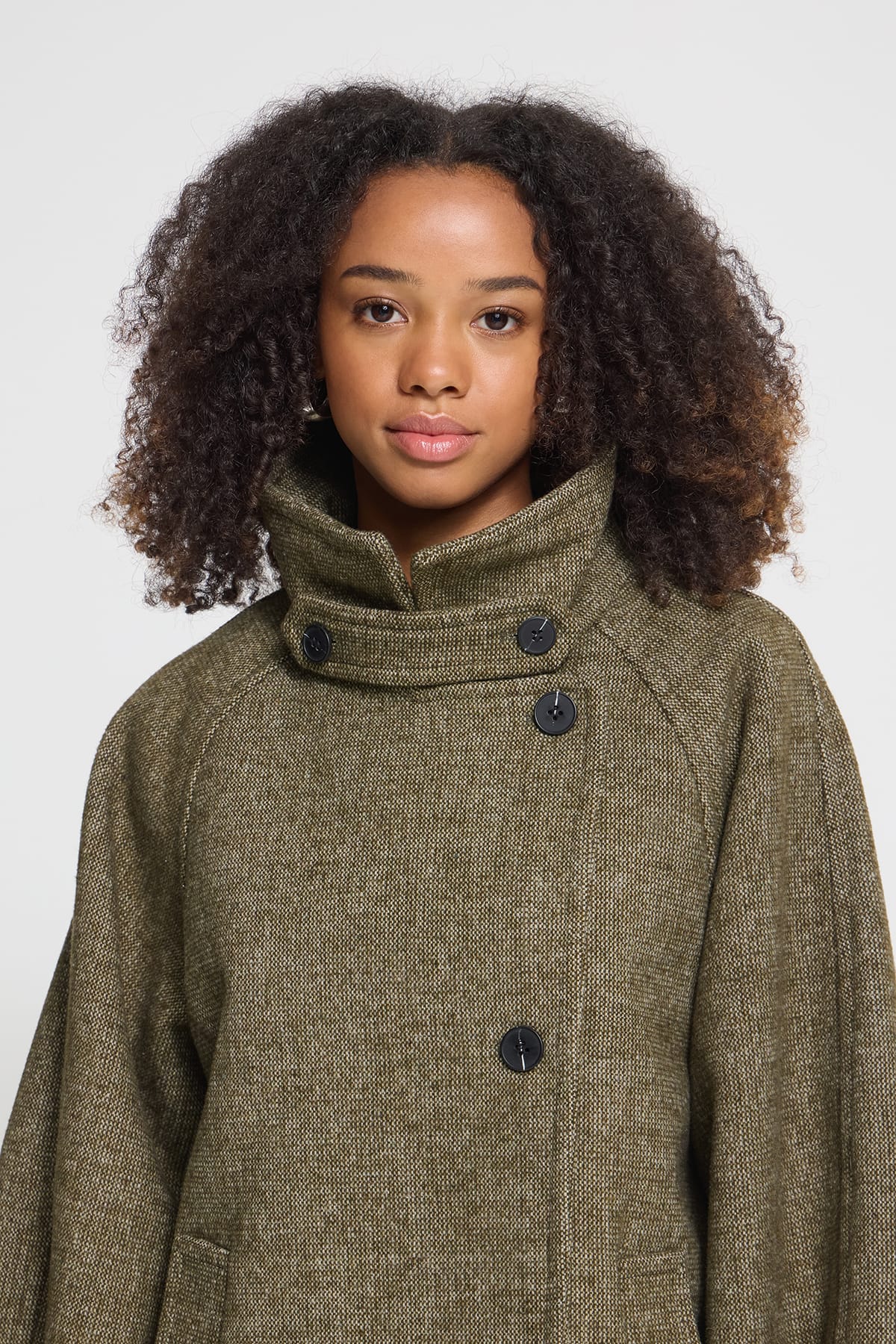 Jacke IHGAZIVA JA3 DUSKY GREEN MELANGE Jacke ICHI 