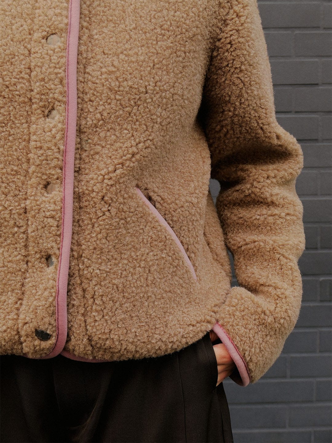 Jacke Ultralight Tan / Venetian Pink Jacke Coldbreaker 