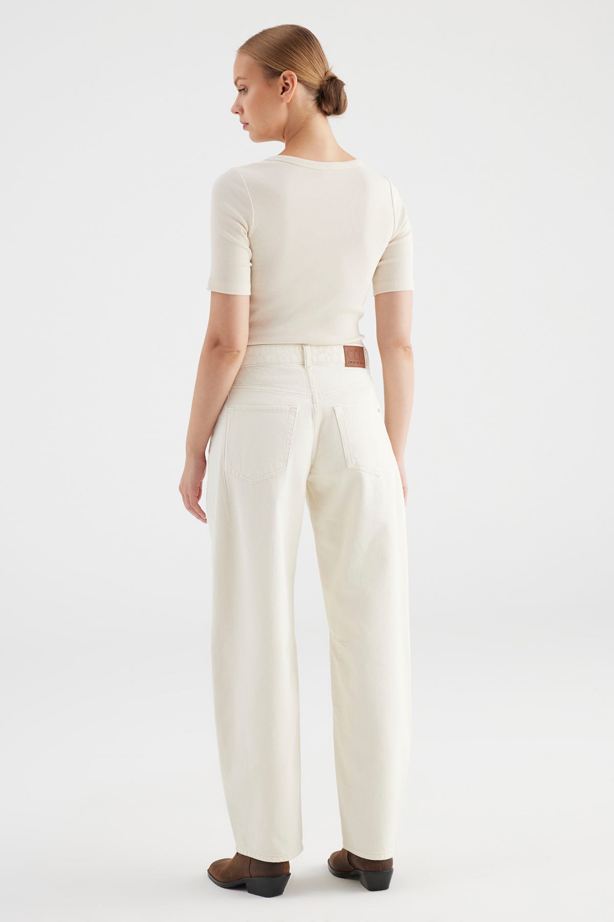 Jeans Clara Ecru Jeans C.O.J - Cup of Joe Denim 