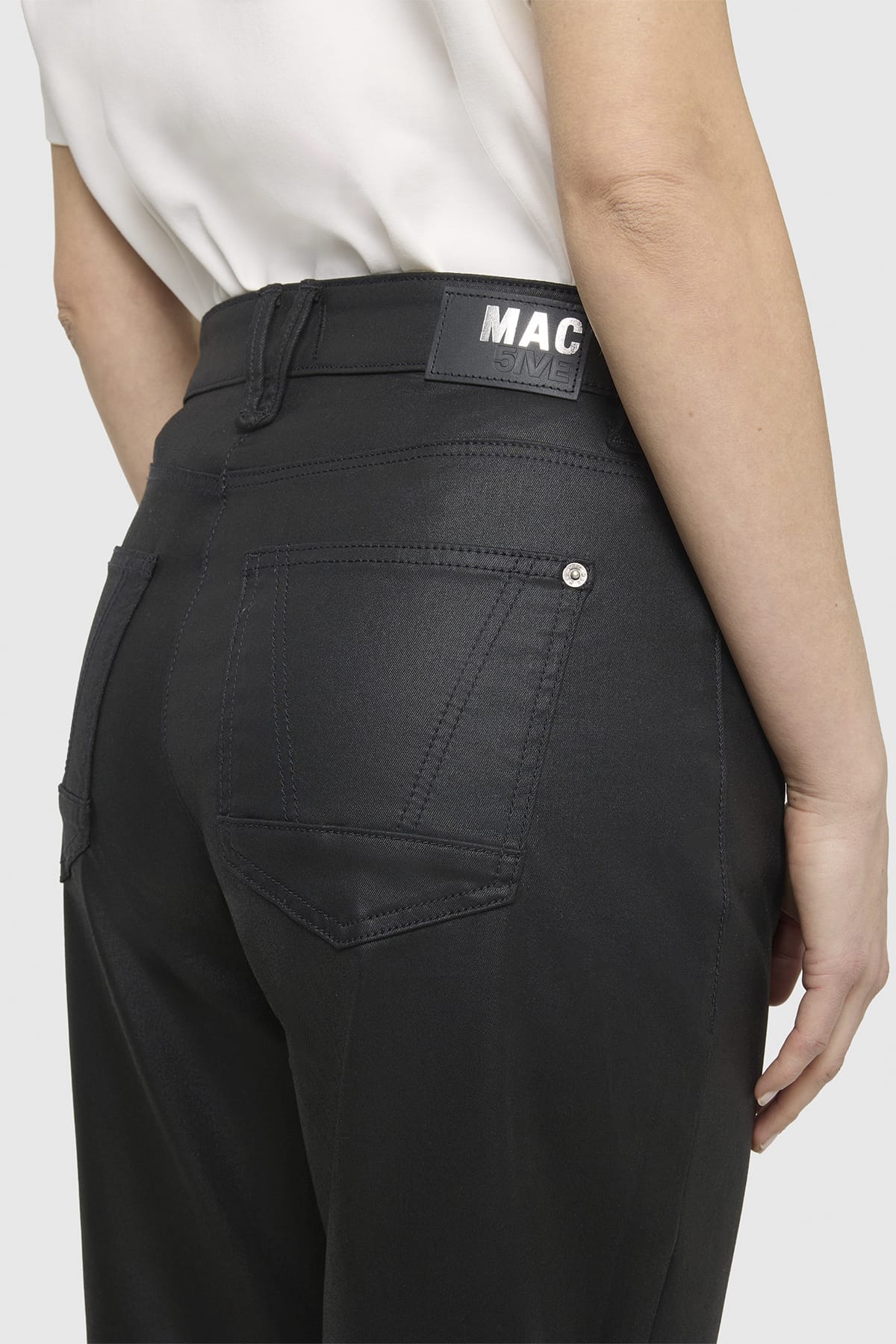Jeans DANNI 2.3 Coated cotton tencel black Jeans MAC 