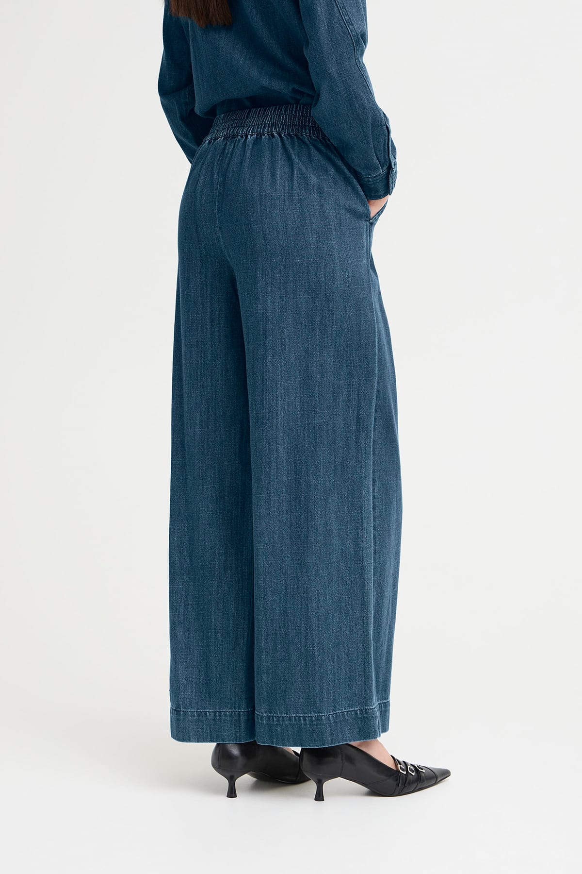 Jeans IHAUBERY PA Washed dark blue Jeans ICHI 