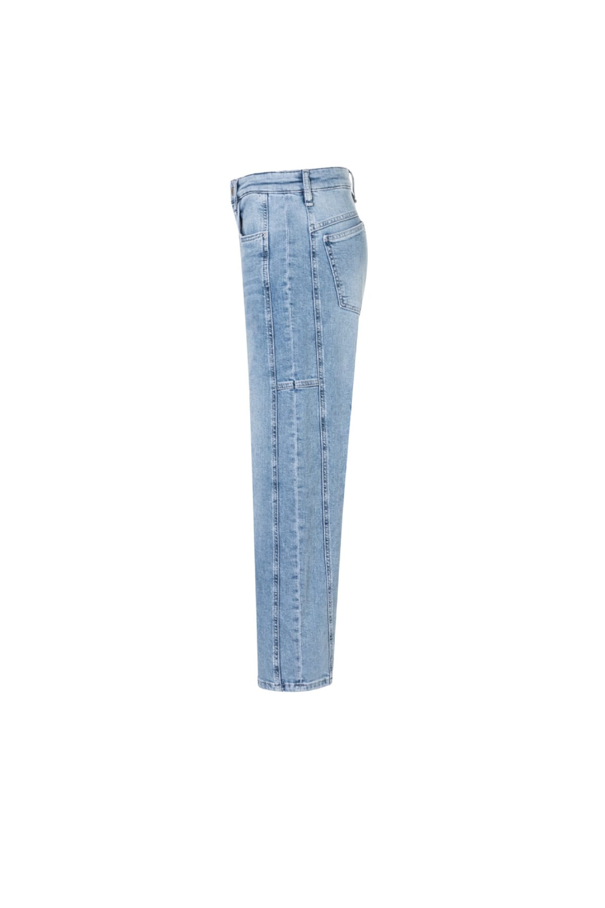 Jeans OHIO Barrel D410 light blue rand Jeans MAC 