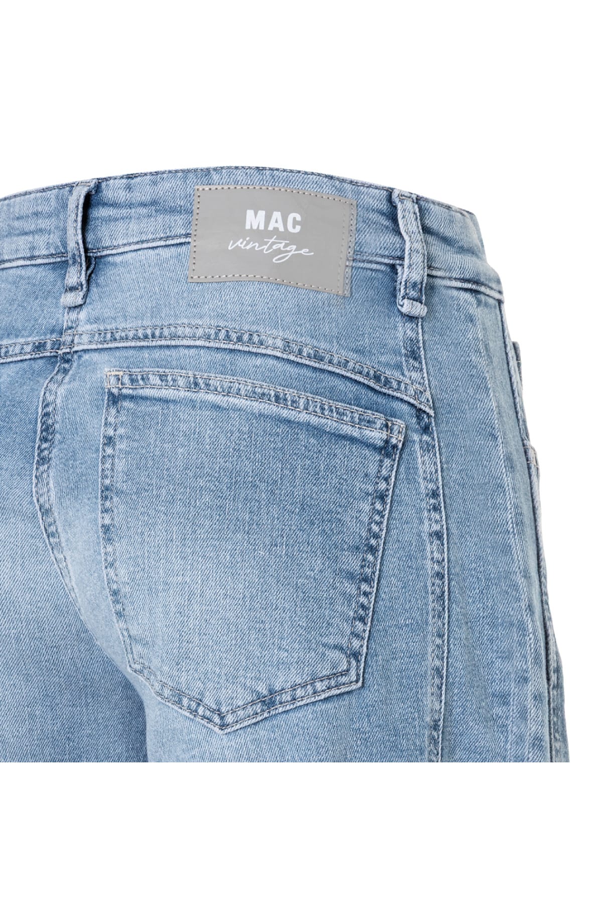 Jeans OHIO Barrel D410 light blue rand Jeans MAC 