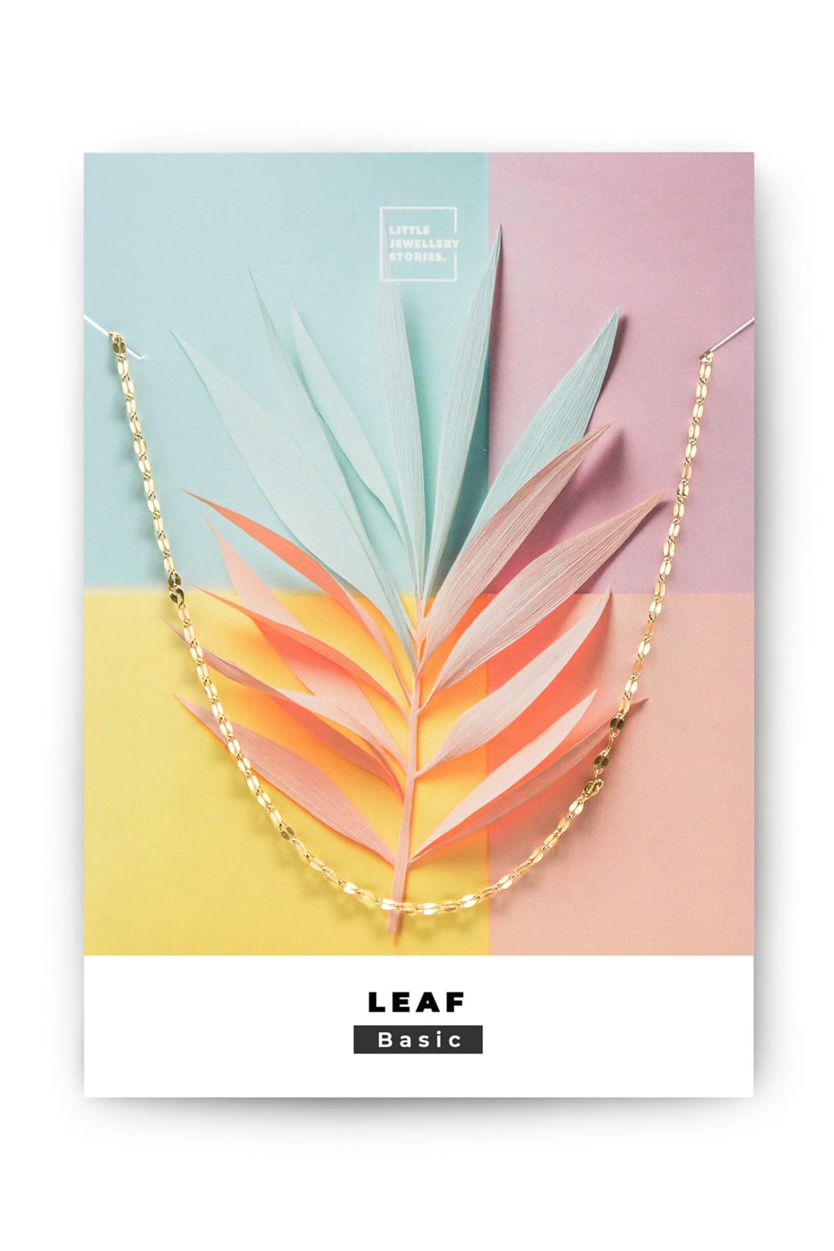Kette LEAF gold Kette Little Jewellery Stories 