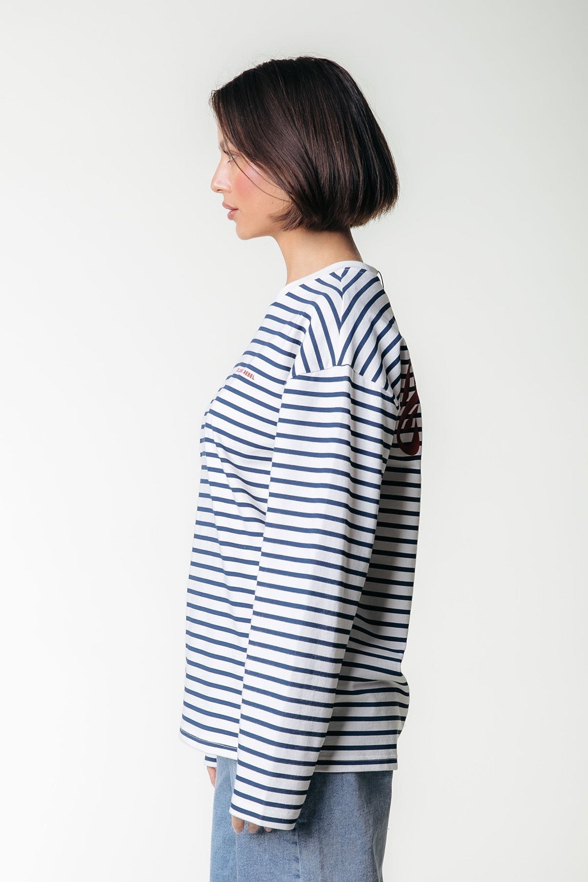 Longsleeve Bold Logo Longsleeve Off white Longsleeve Colourful Rebel 