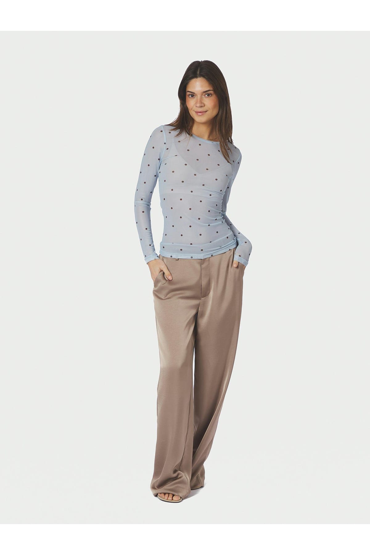 Longsleeve Ella Space Dot Light Blue Longsleeve Neo Noir 