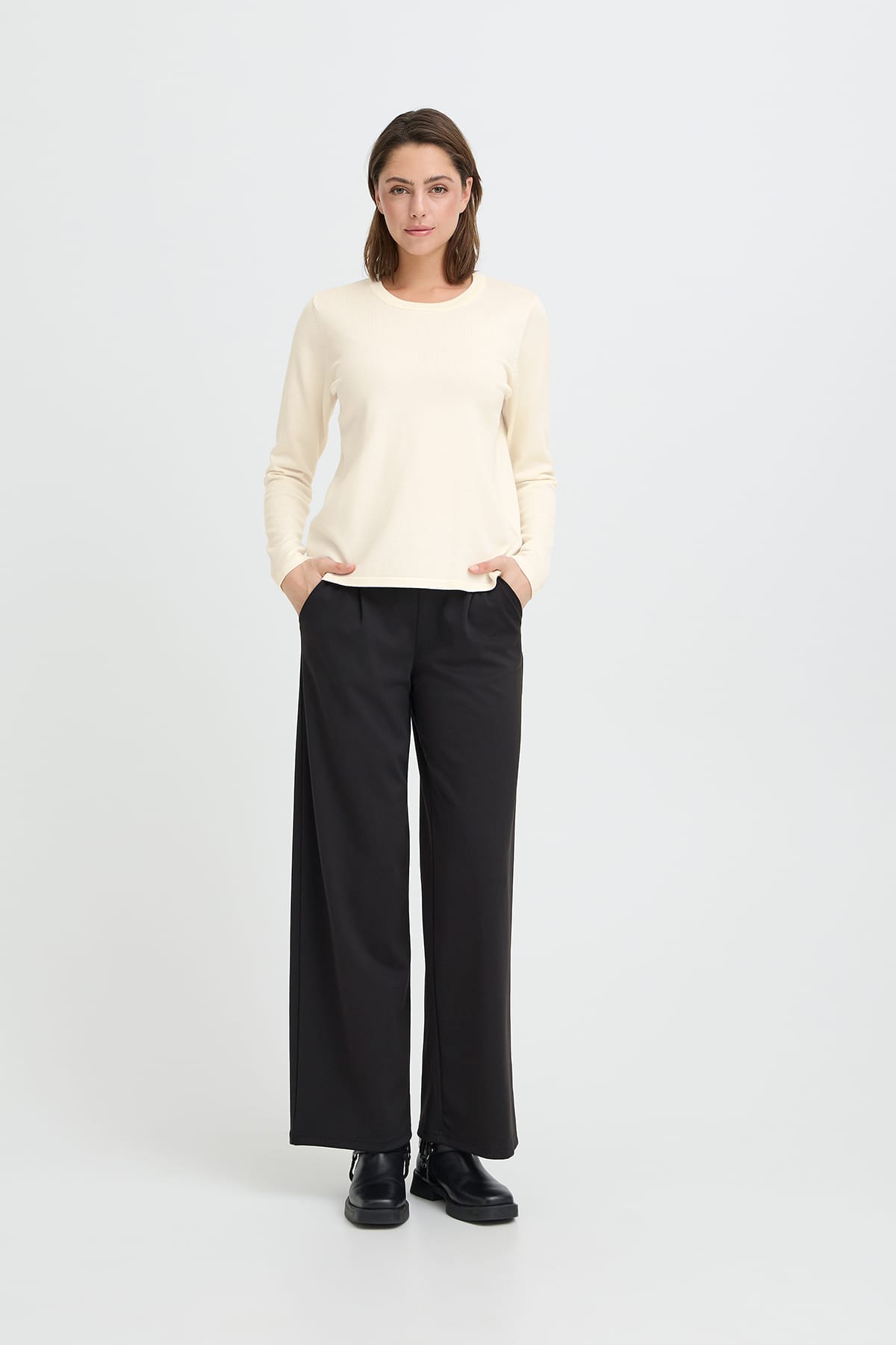 Longsleeve IHLULS O-NECK LS Birch Longsleeve ICHI 