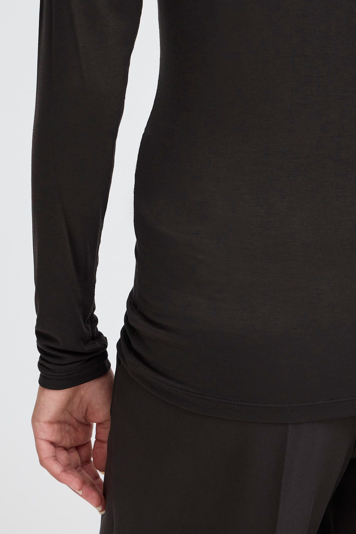 Longsleeve IHPHILUCA LS2 Black Longsleeve ICHI 