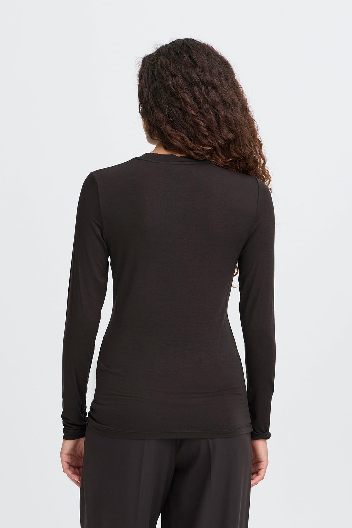Longsleeve IHPHILUCA LS2 Black Longsleeve ICHI 