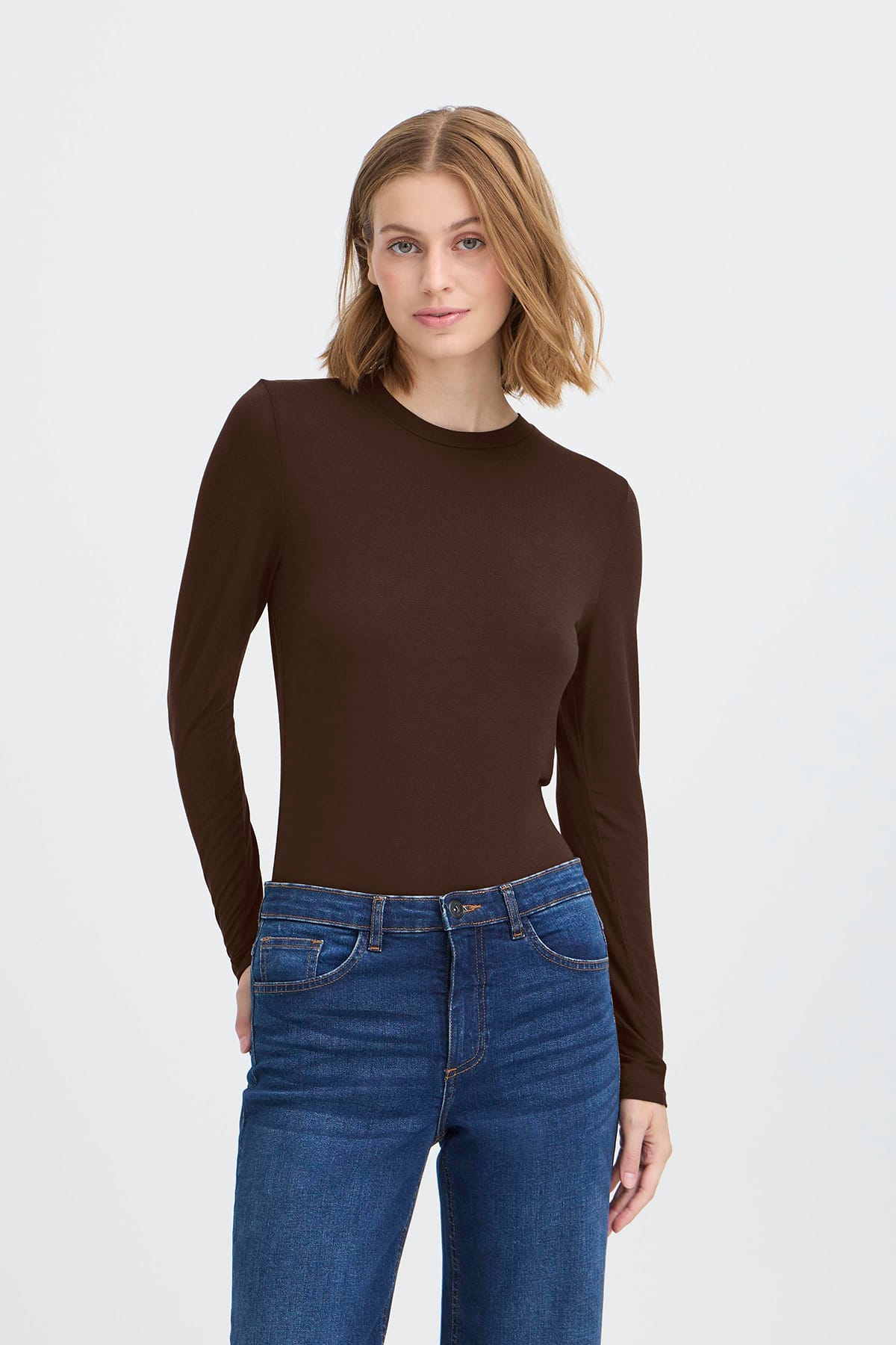 Longsleeve IHPHILUCA LS2 Coffee Bean Longsleeve ICHI 
