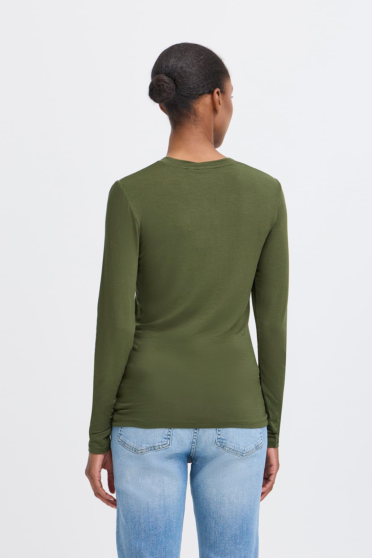 Longsleeve IHPHILUCA LS2 Rifle Green Longsleeve ICHI 
