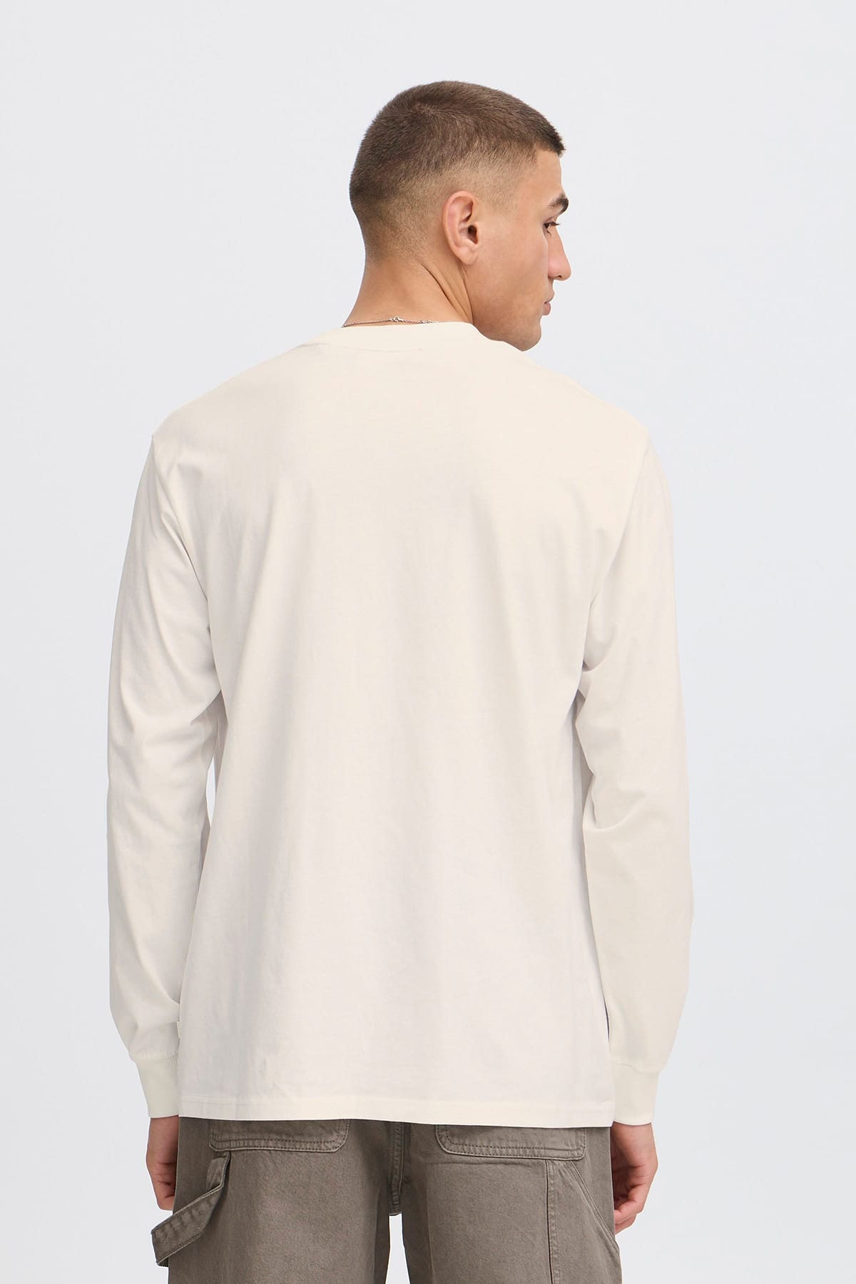Longsleeve SDREYNALDO Off White Longsleeve Solid 