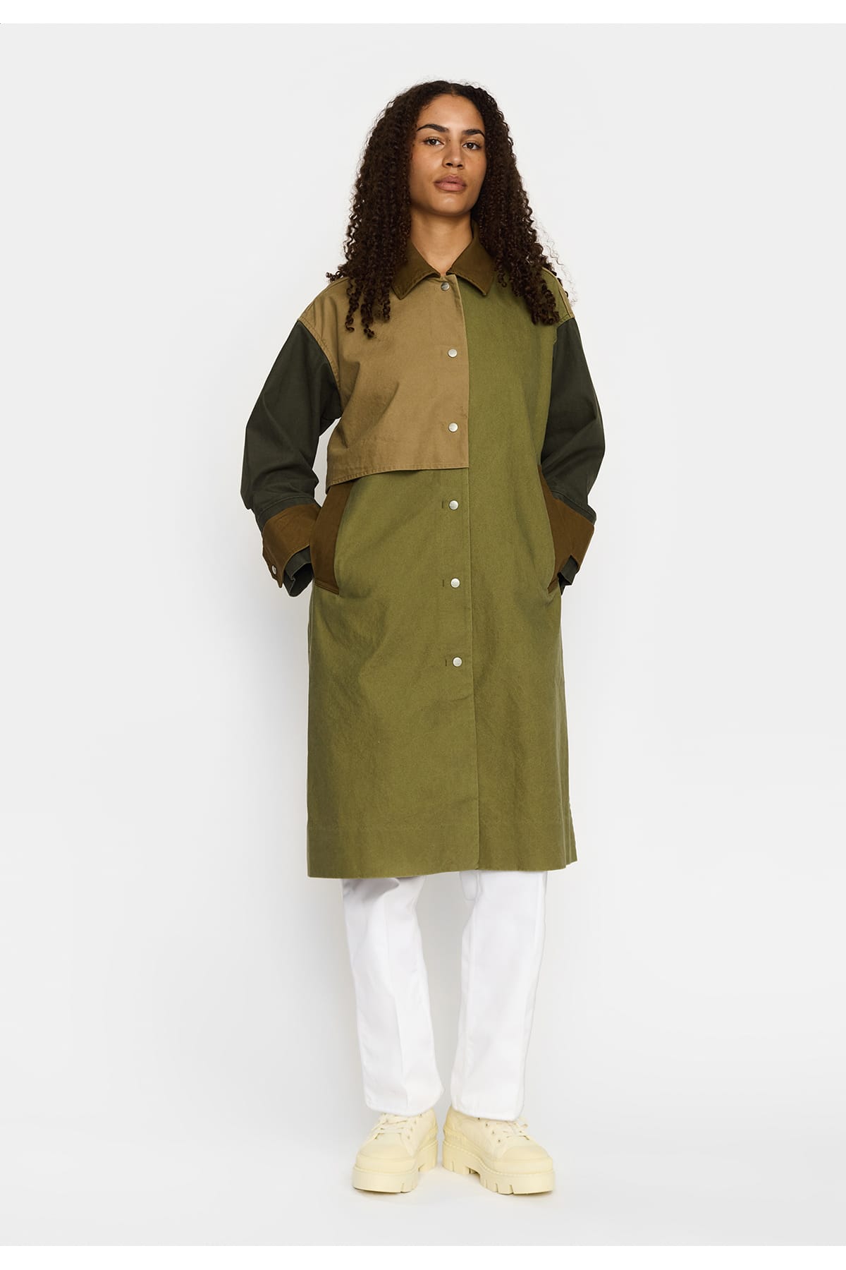 Mantel Block Trenchcoat Army Mantel Selfhood 