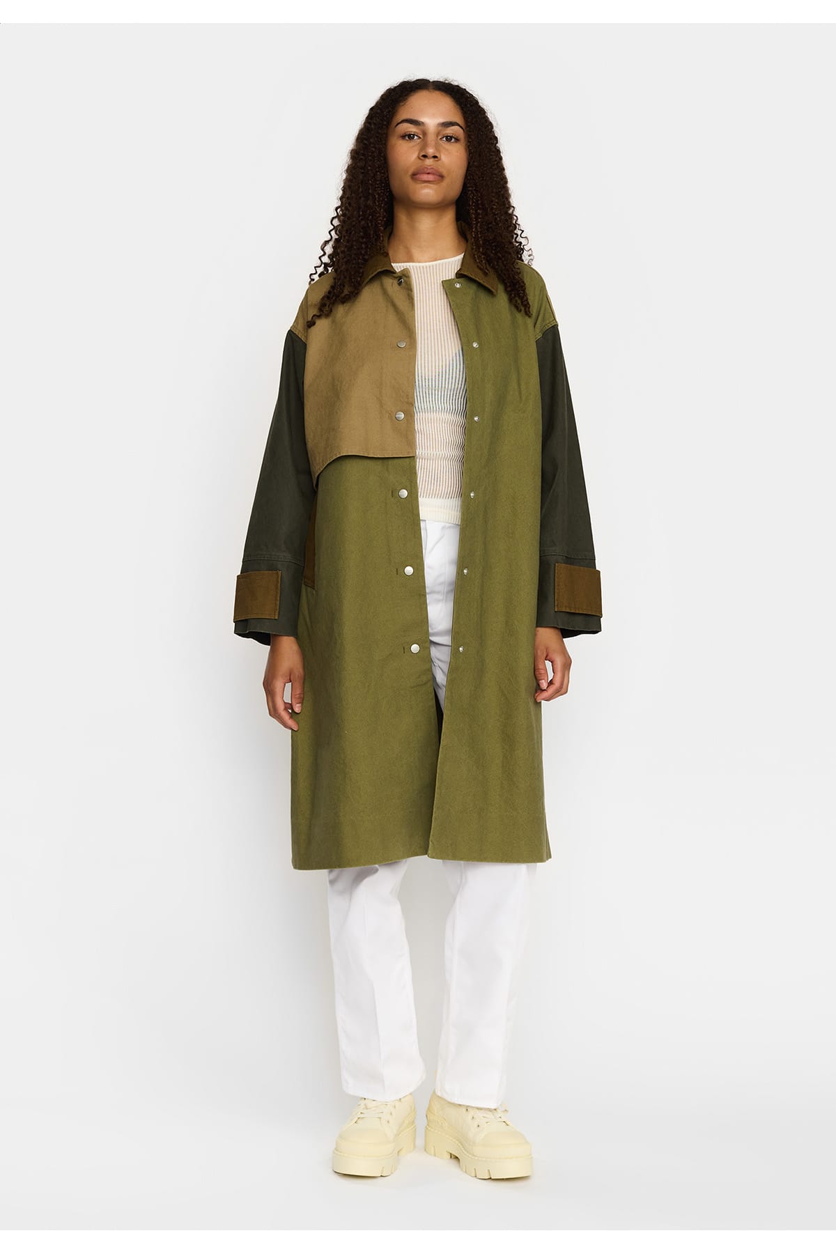 Mantel Block Trenchcoat Army Mantel Selfhood 