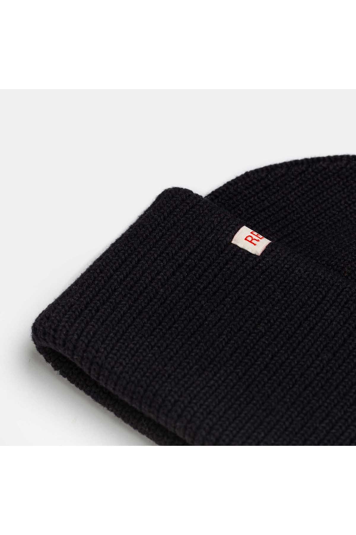 Mütze Big Fold Up Beanie Black Mütze RVLT Revolution 