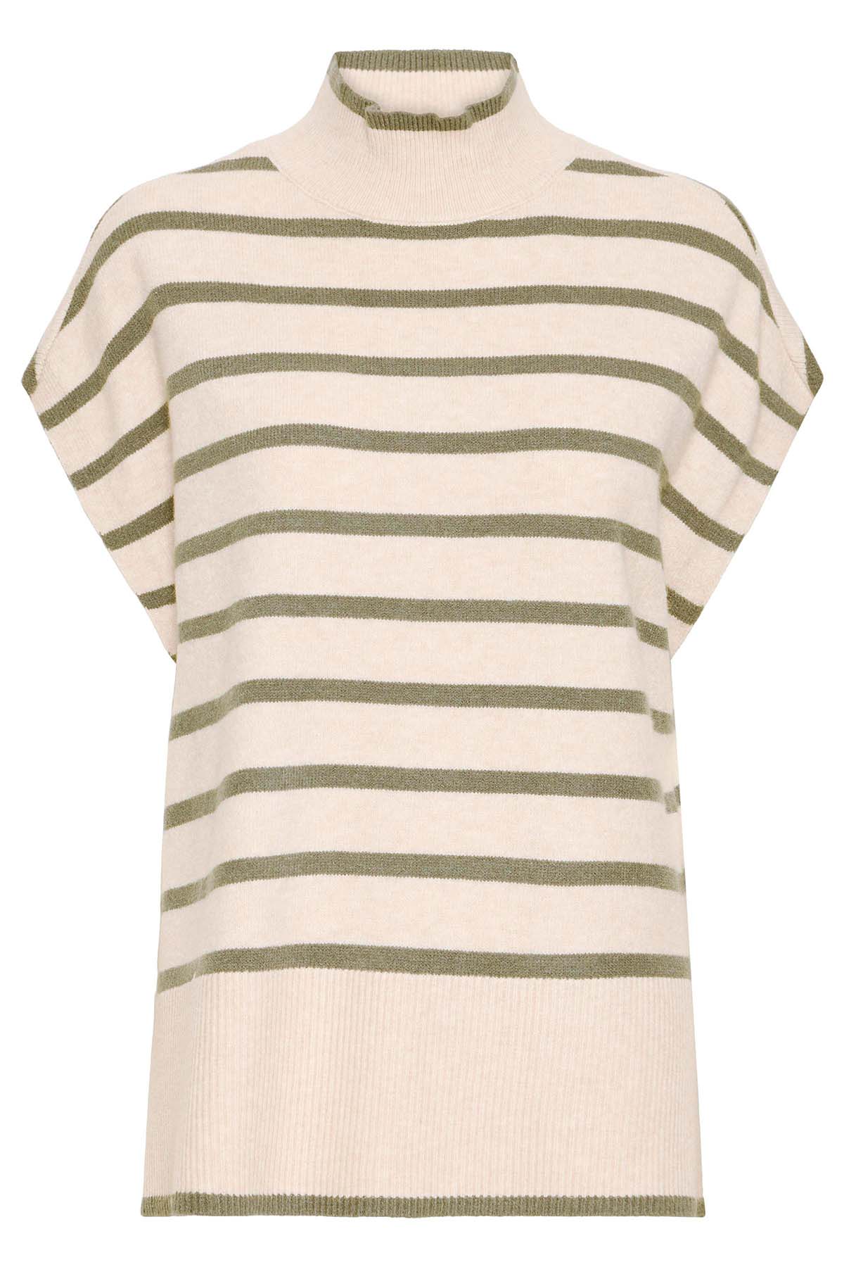 Poncho FRBITTE PO 1 Dusty Olive mix Poncho Fransa 