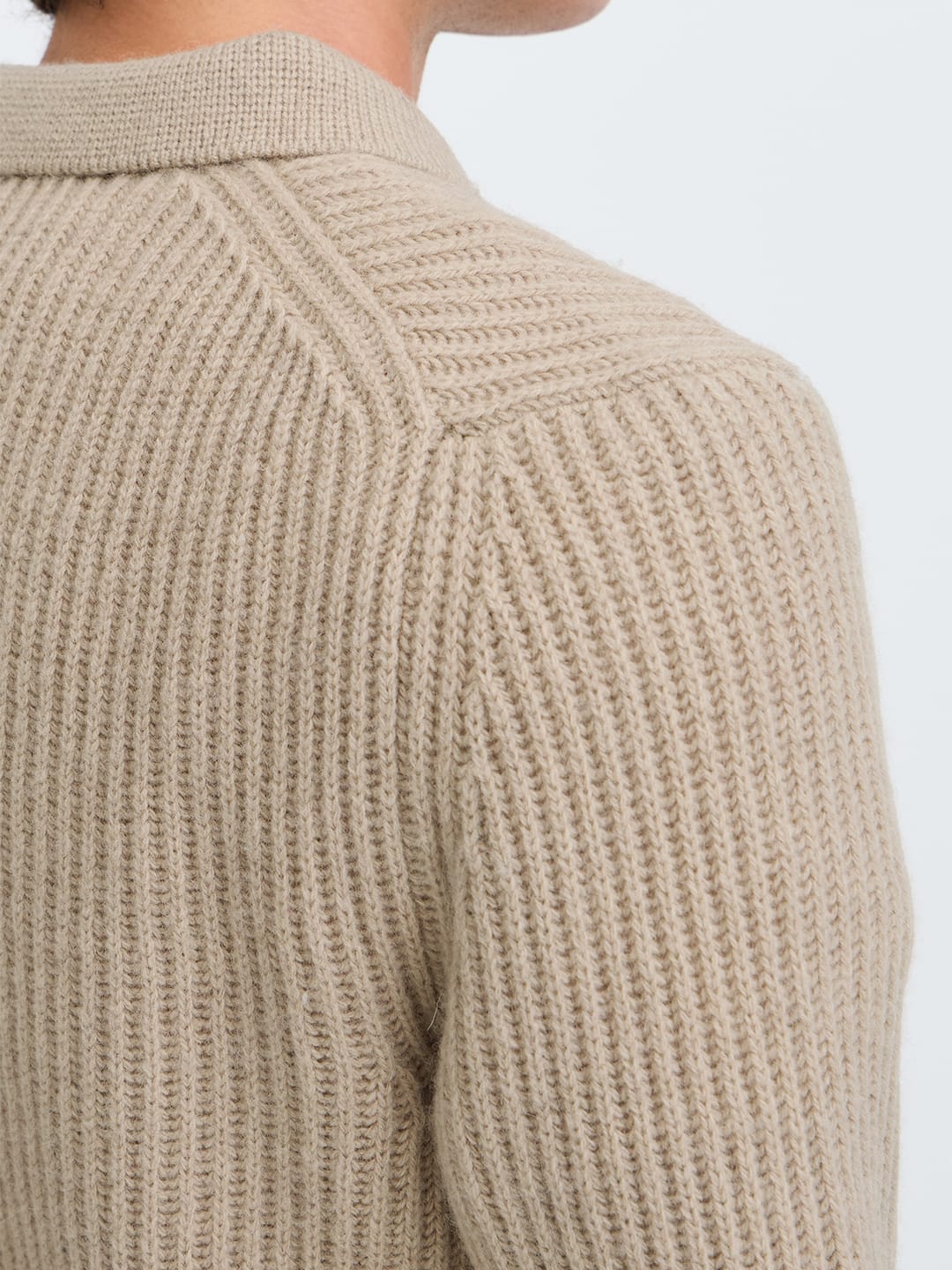 Pullover CFALBRET 0335 POLO KNIT Pure Cashmere Pullover Casual Friday 
