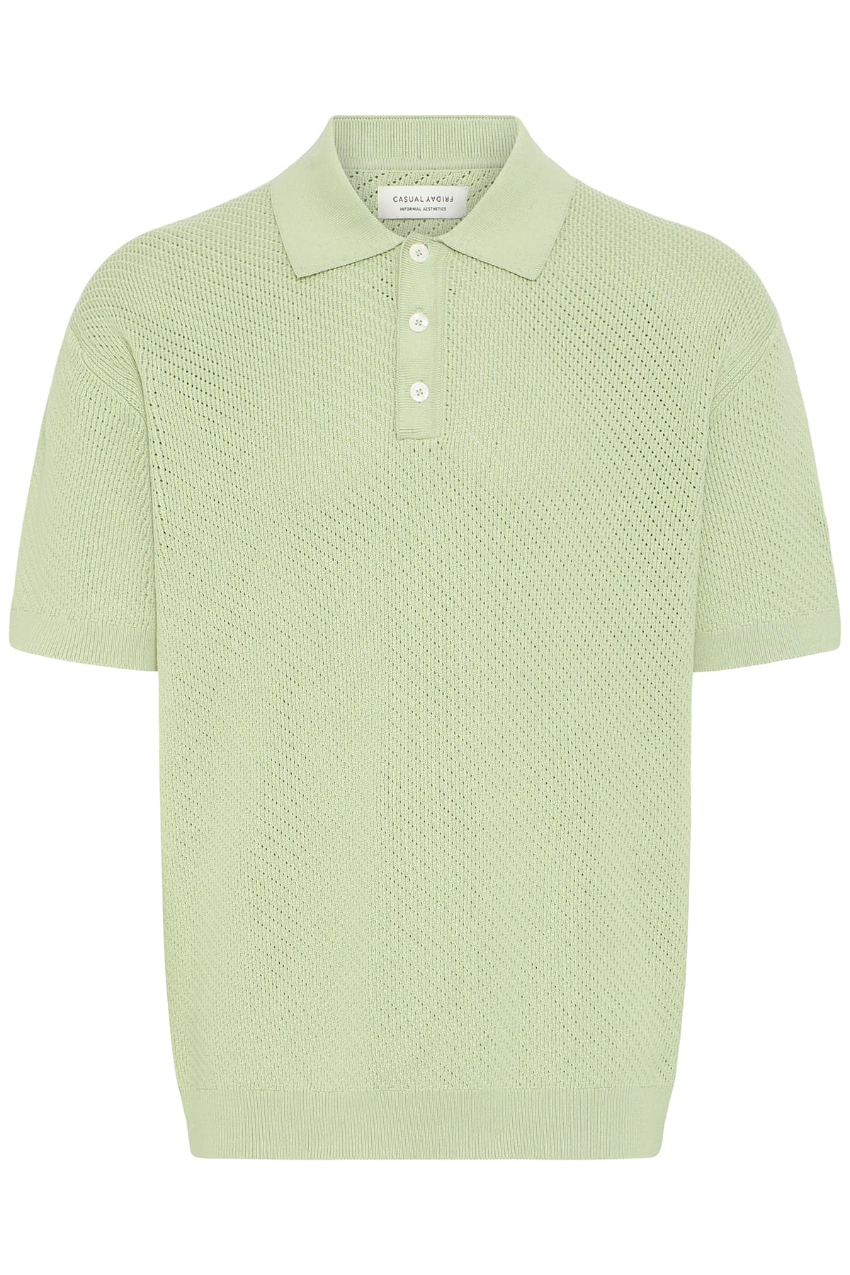 Pullover CFISAKSSON SS POLO KNIT Swamp Pullover Casual Friday 