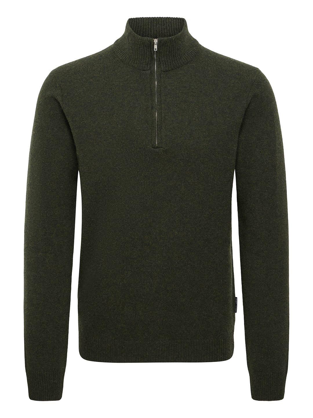 Pullover CFKARL HALFZIP LAMBSWOOL KNIT LR-12125 ELEGANCE MÉL Pullover Casual Friday 