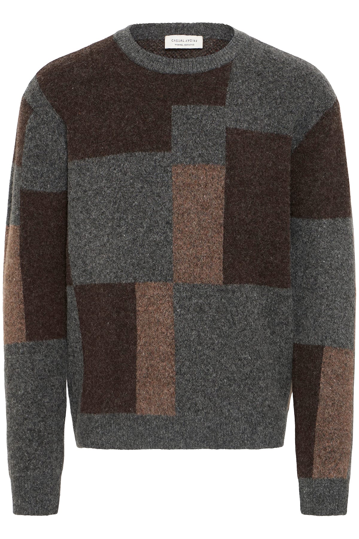 Pullover CFWIREN GEOMETRIC KNIT Demitasse Pullover Casual Friday 