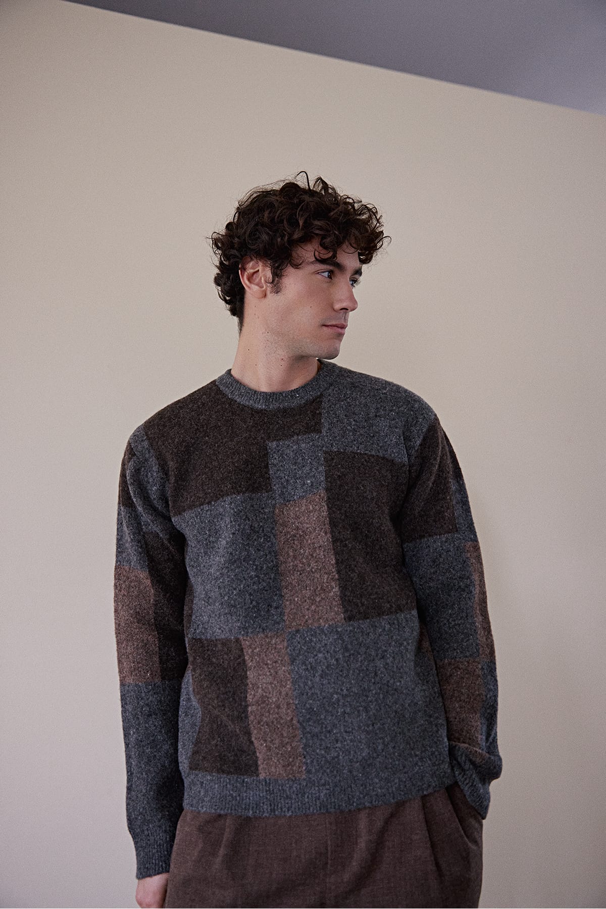 Pullover CFWIREN GEOMETRIC KNIT Demitasse Pullover Casual Friday 