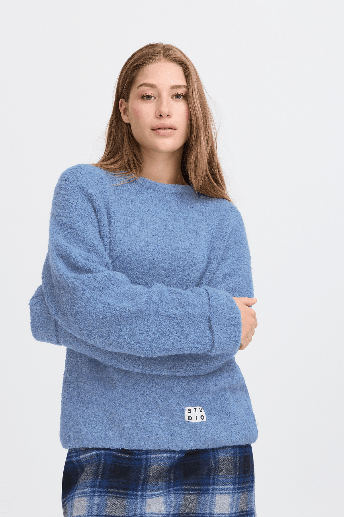 Pullover IHBLARISA LS Blue Yonder Pullover ICHI 