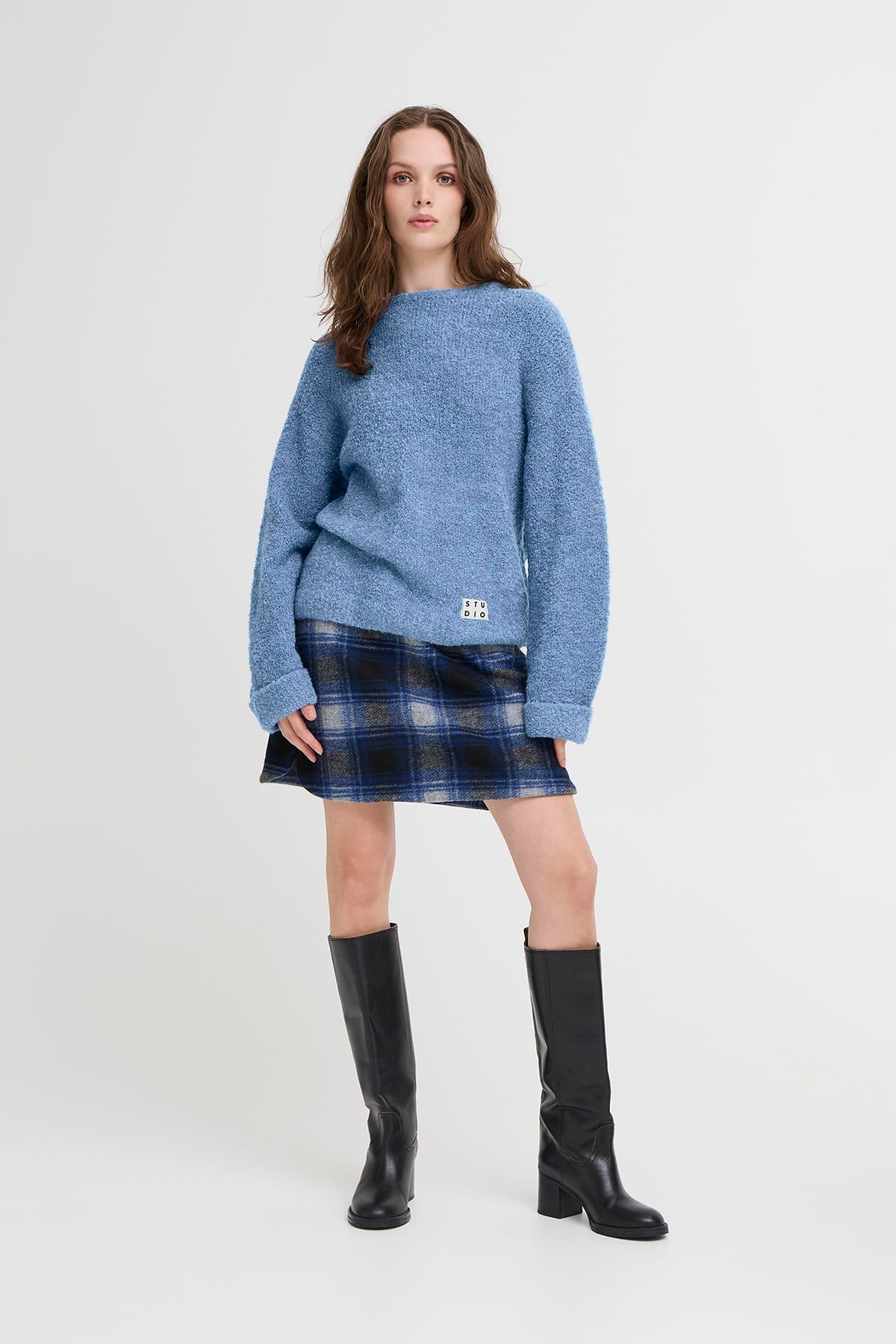 Pullover IHBLARISA LS Blue Yonder Pullover ICHI 