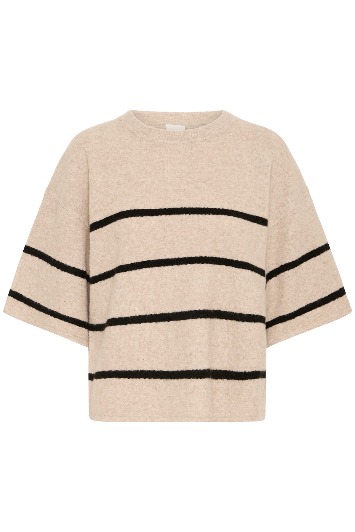 Pullover IHDASILA SS OATMEAL W. METEORITE STRIPE Pullover ICHI 