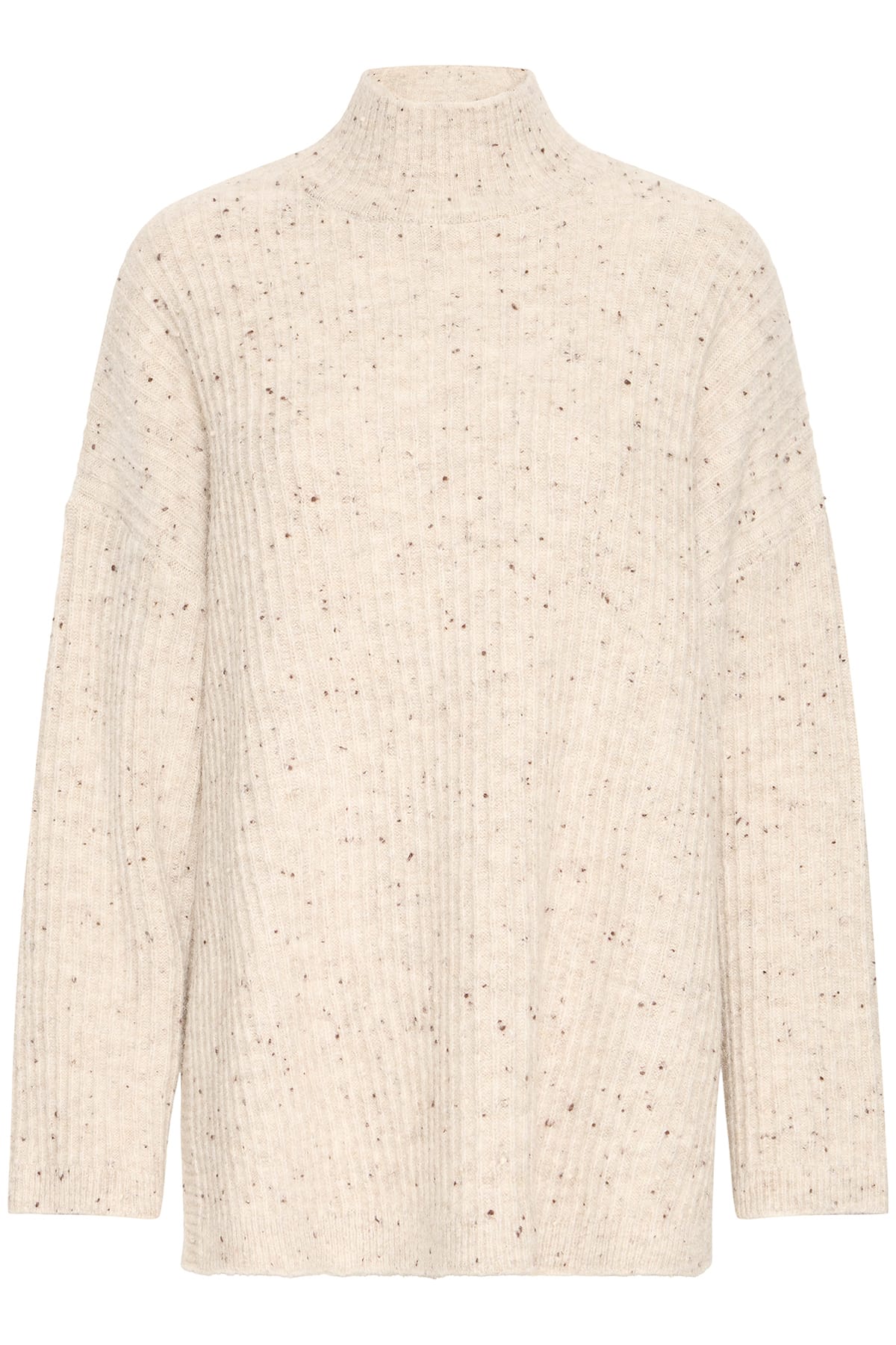 Pullover IHDREWS LS Oatmeal Melange Pullover ICHI 
