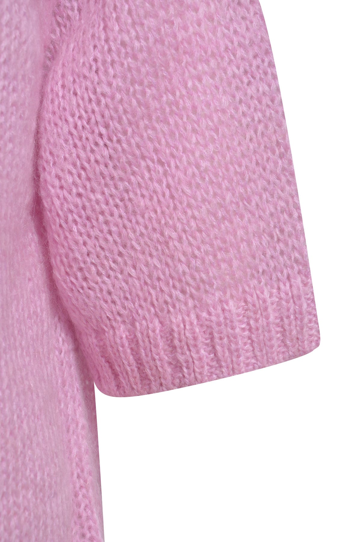 Pullover round neck raglan 1/2 sleeve rosé Pullover Milano 