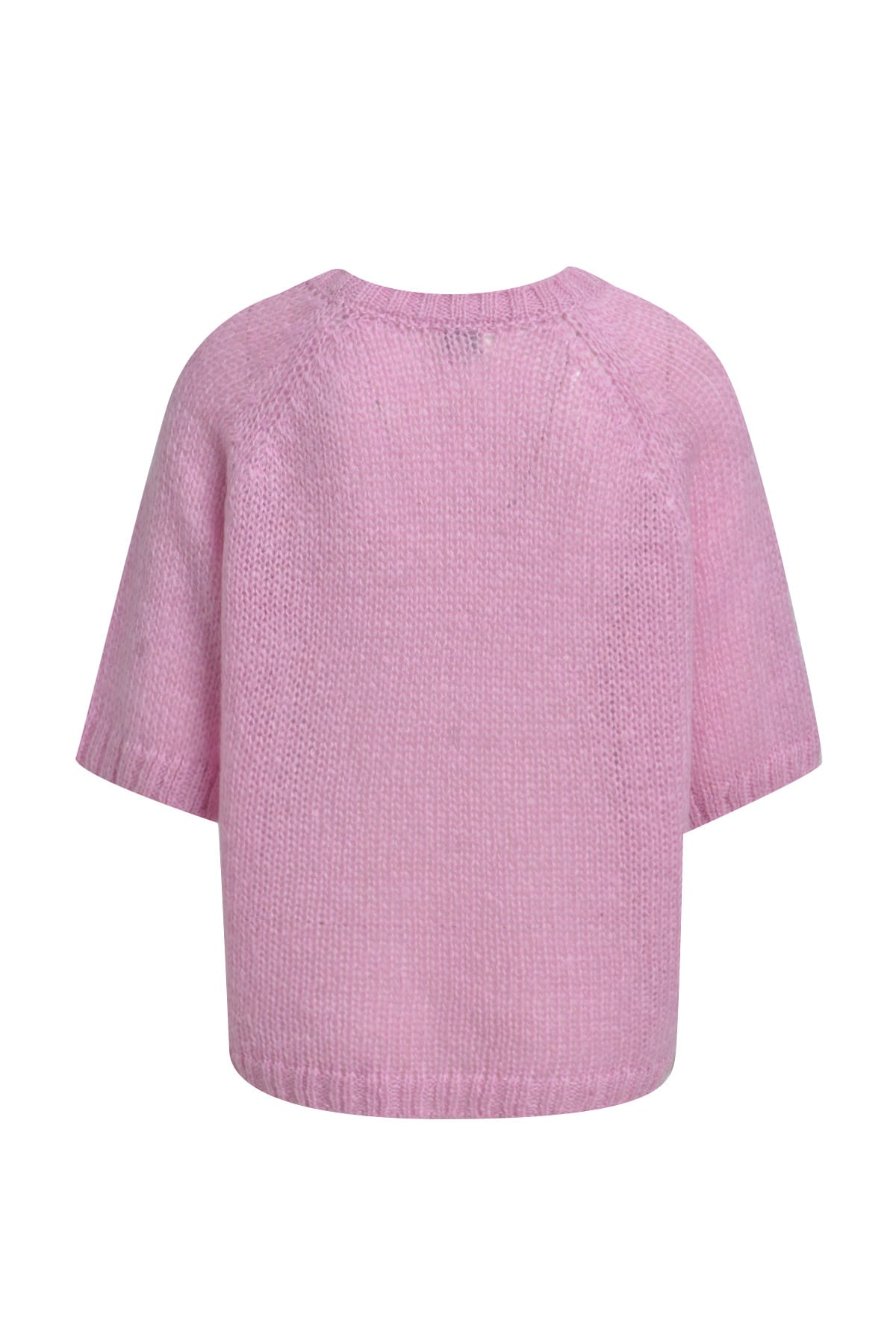 Pullover round neck raglan 1/2 sleeve rosé Pullover Milano 