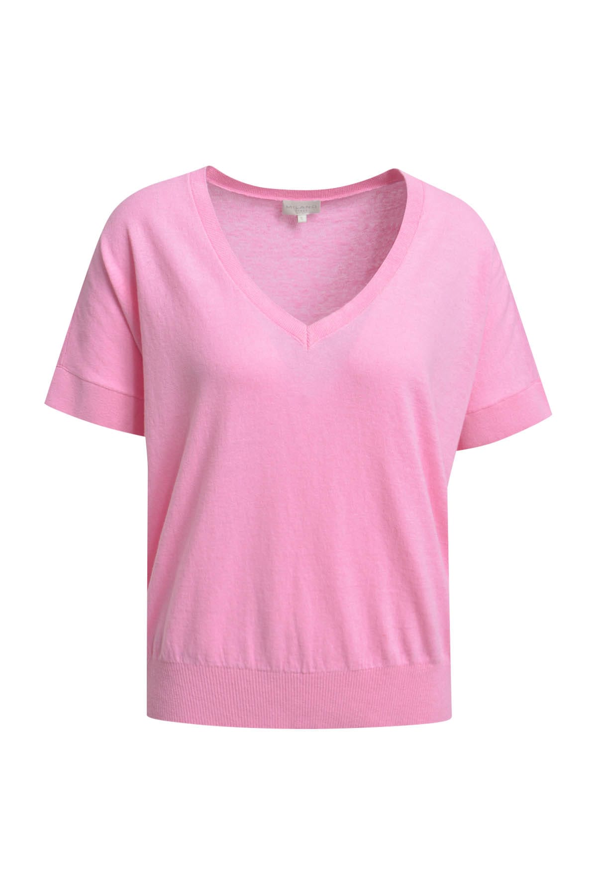 Pullover v-neck sleeveless orchid Pullover Milano 