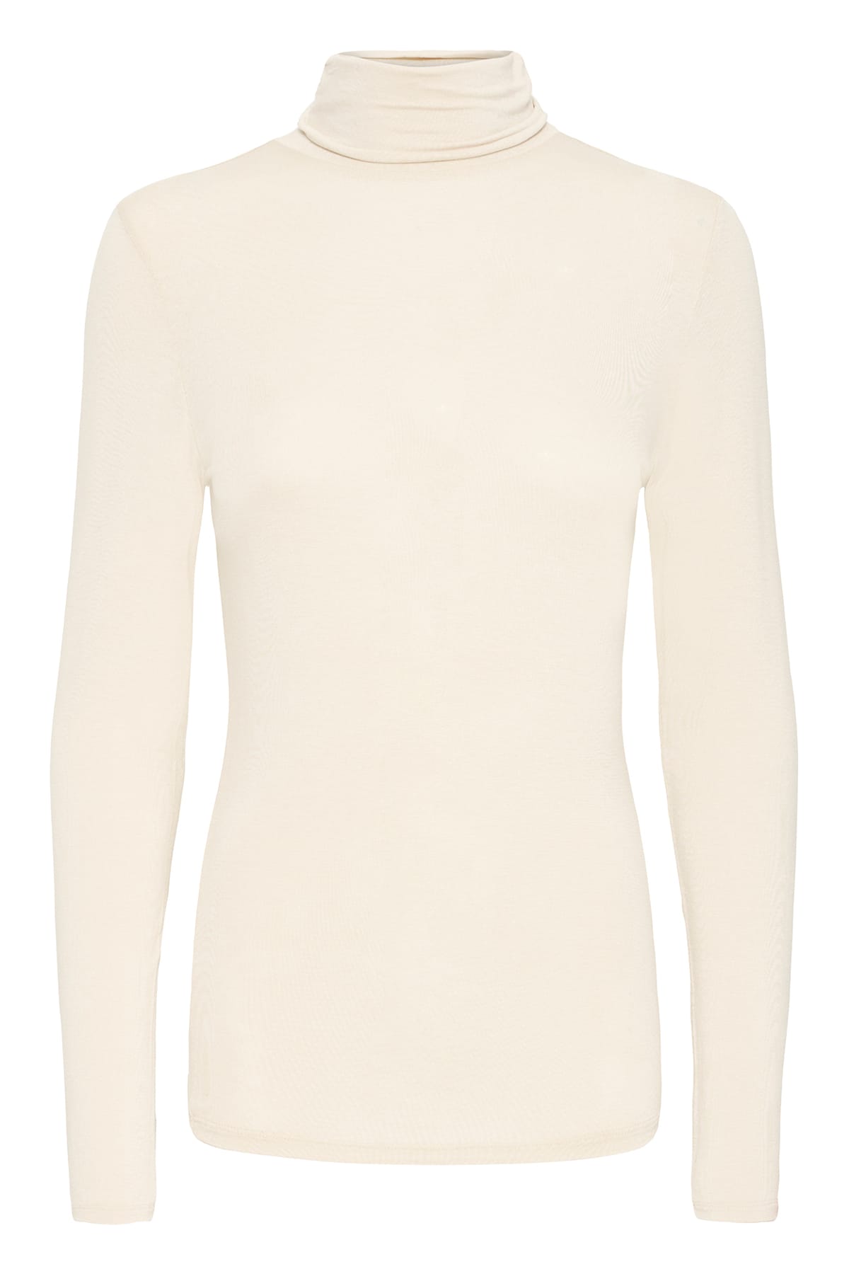 Rollkragen Longsleeve IHPHILUCA LS Almond Milk Rollkragen Longsleeve ICHI 