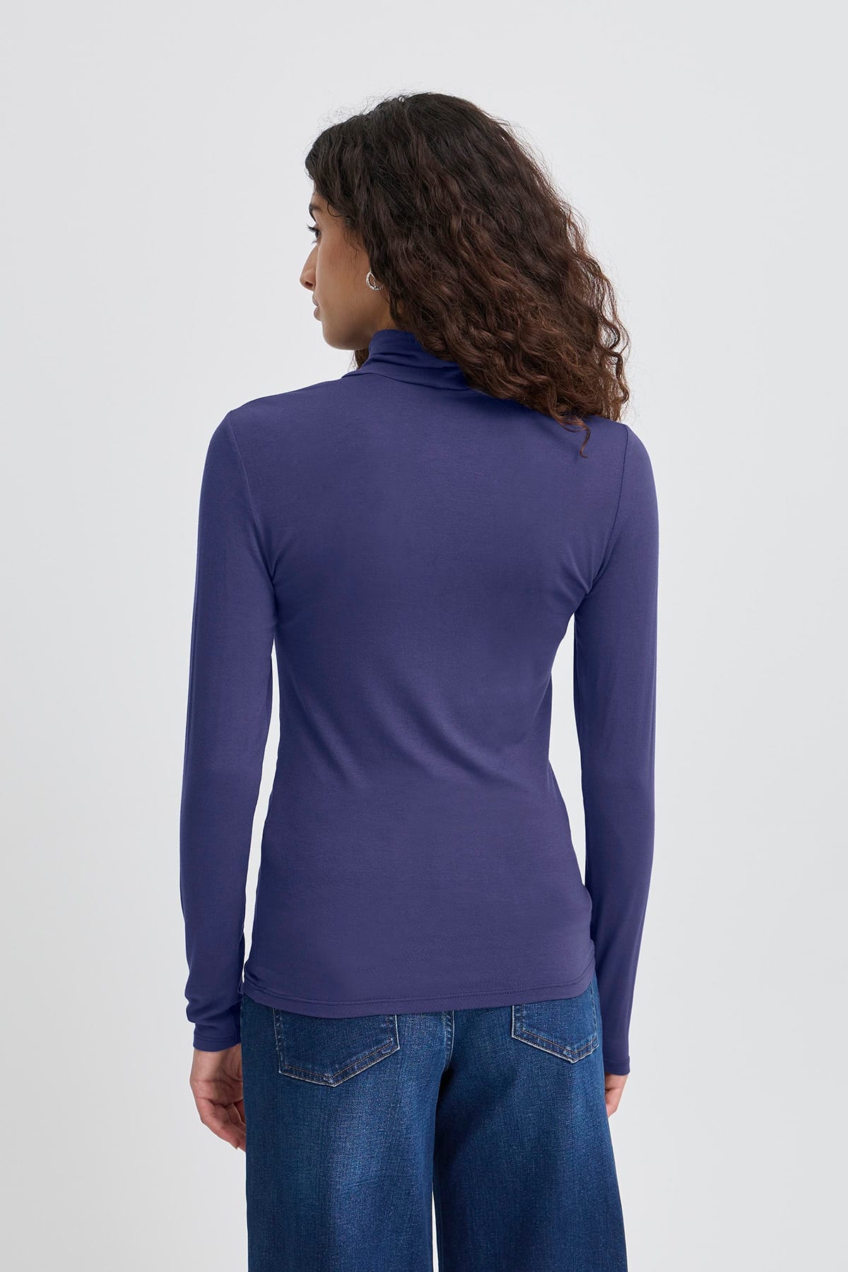 Rollkragen Longsleeve IHPHILUCA LS Patriot Blue Rollkragen Longsleeve ICHI 