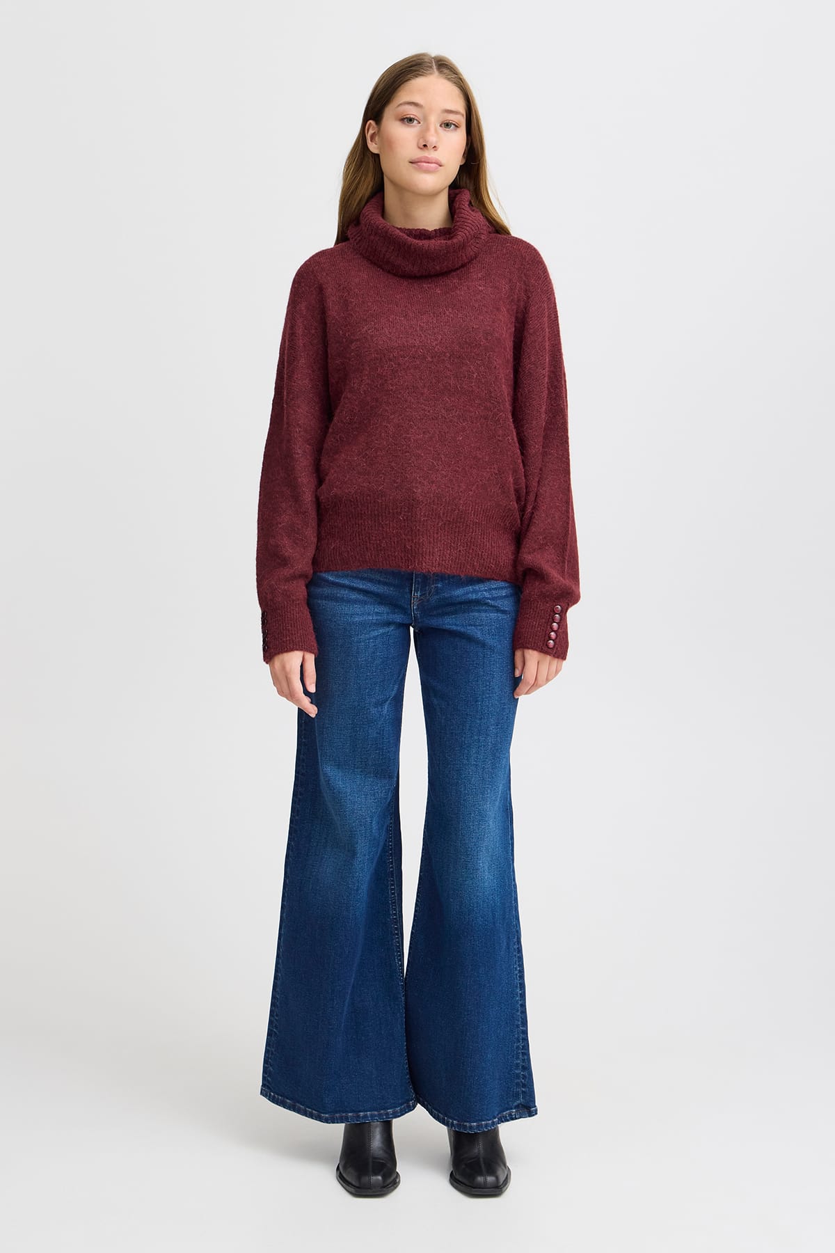 Rollkragenpullover IHKAMARA RN2 Port Royale Rollkragenpullover ICHI 