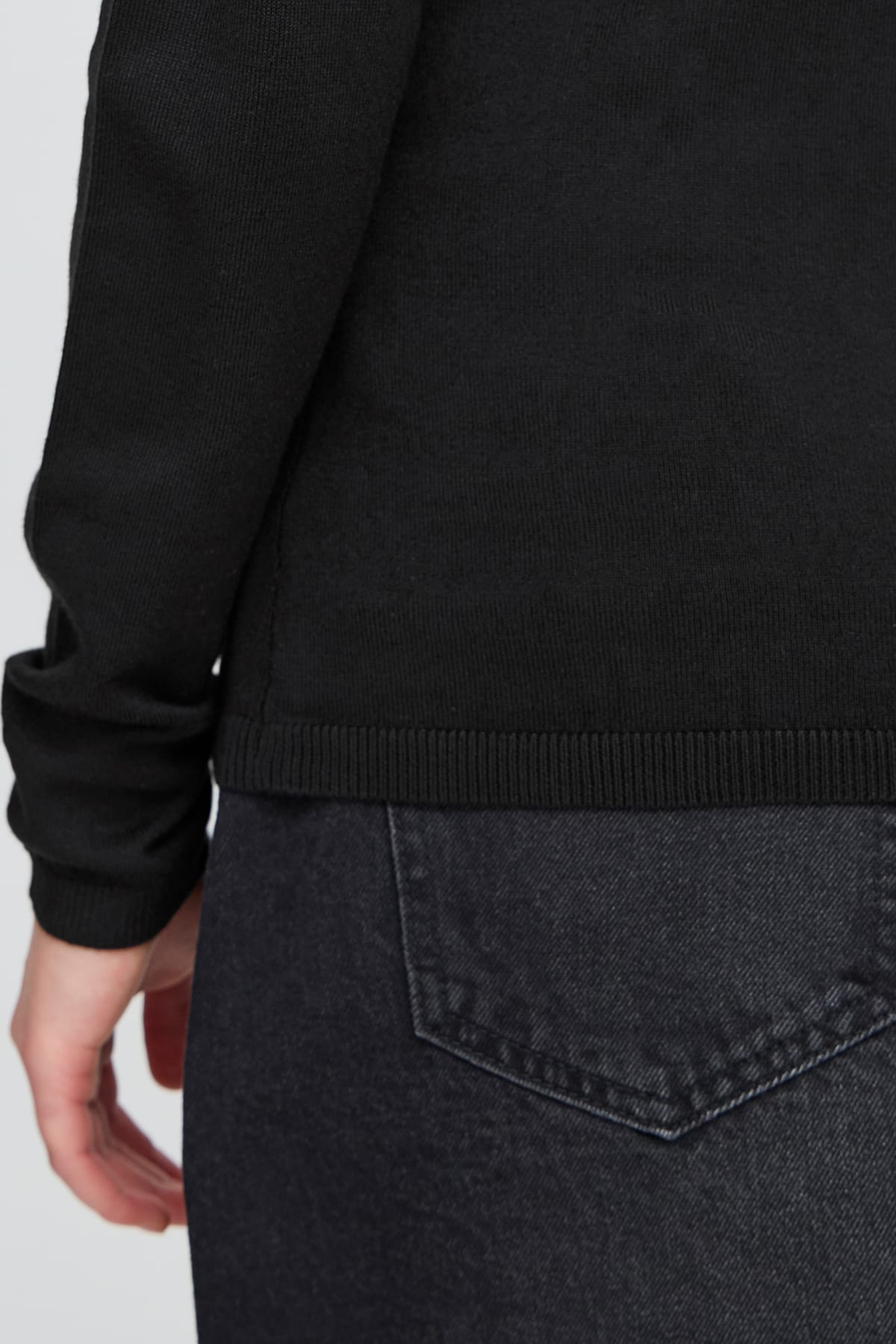 Rollkragenpullover IHMAFA RN Black Rollkragenpullover ICHI 