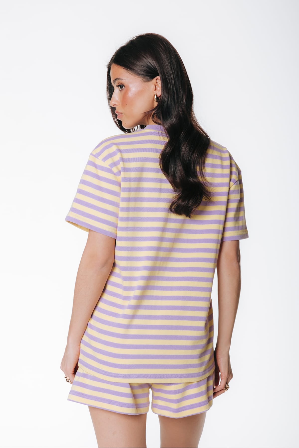 Shorts Jess Striped Sweatshort Multicolor Shorts Colourful Rebel 