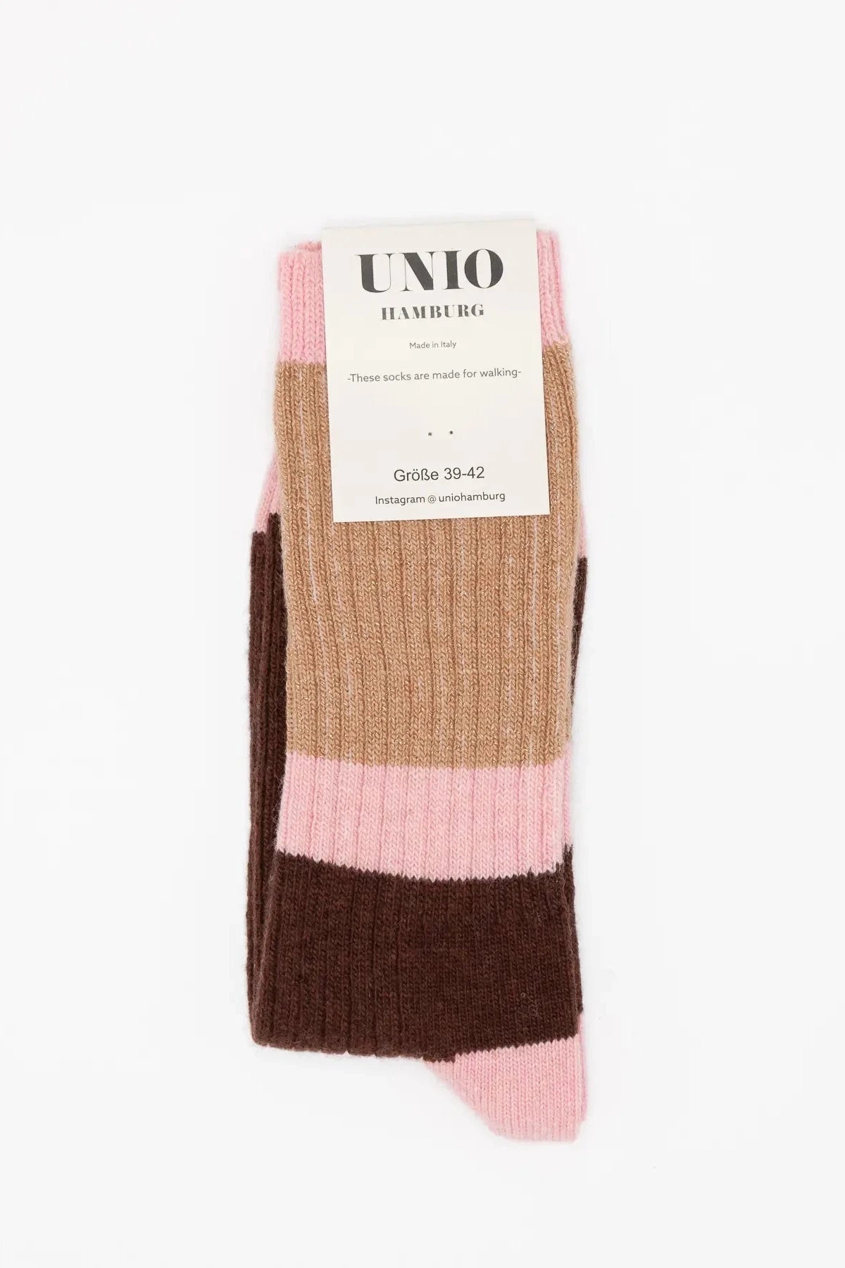 Socken CALM GLITZI rose - toast Col. 10 Socken UNIO Hamburg 
