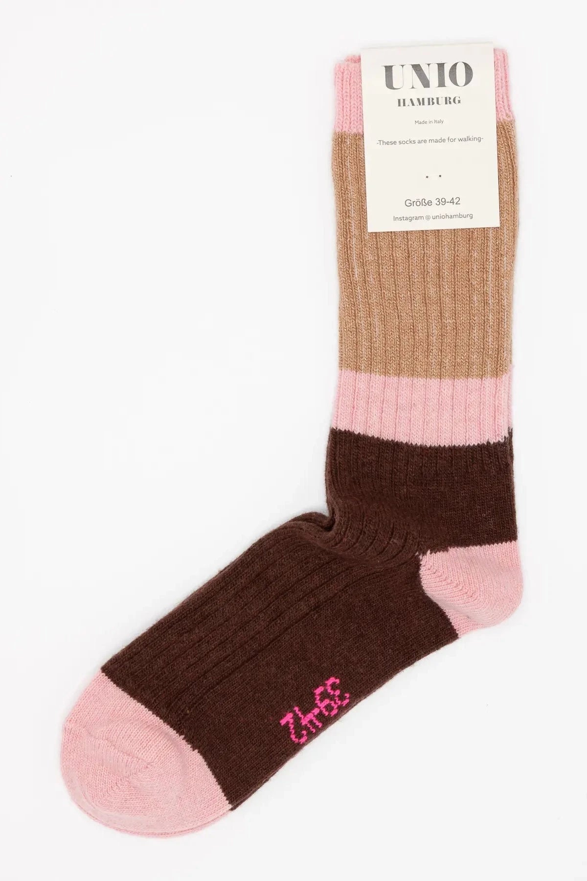 Socken CALM GLITZI rose - toast Col. 10 Socken UNIO Hamburg 