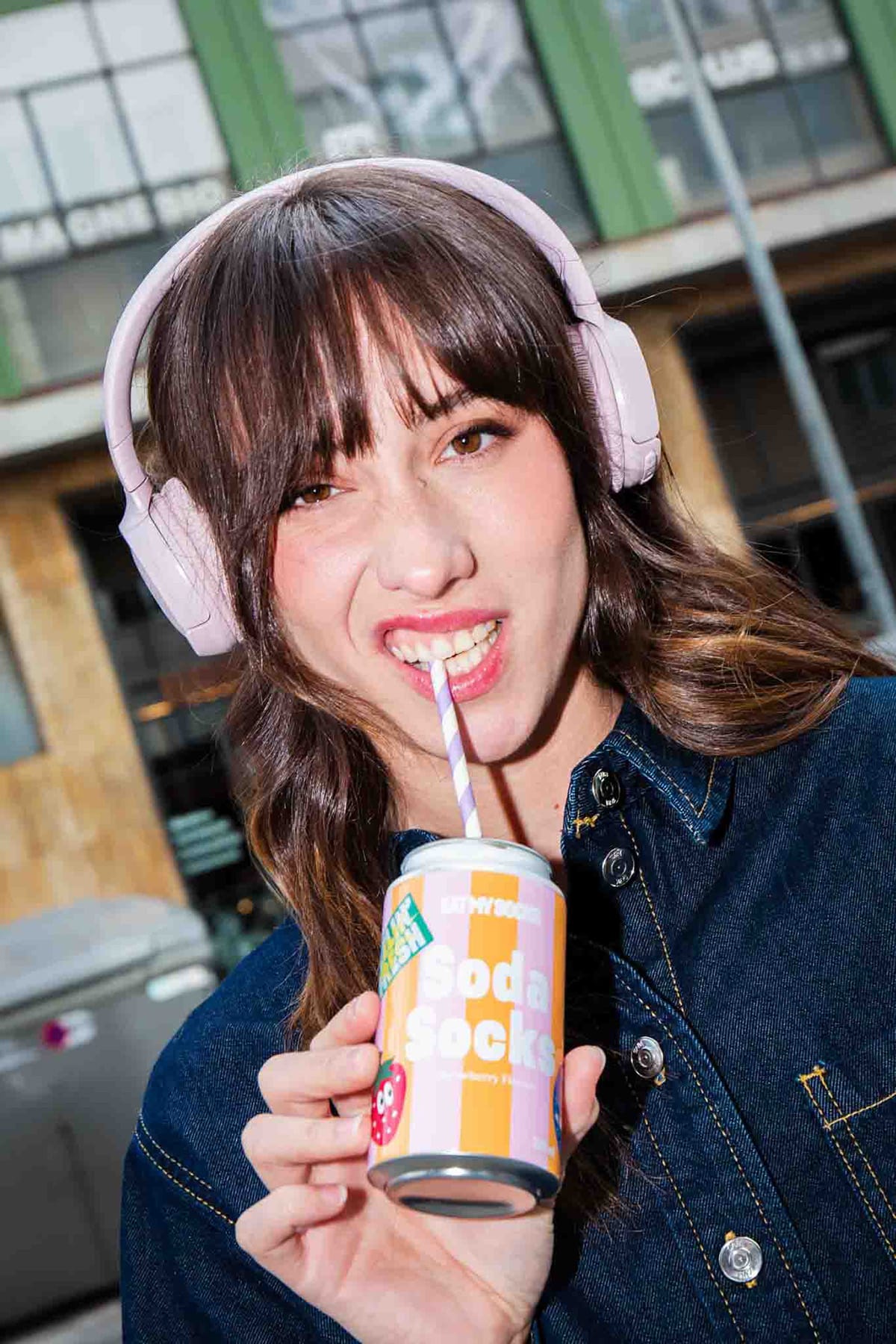 Socken Soda Strawberry Socken Eat my Socks 