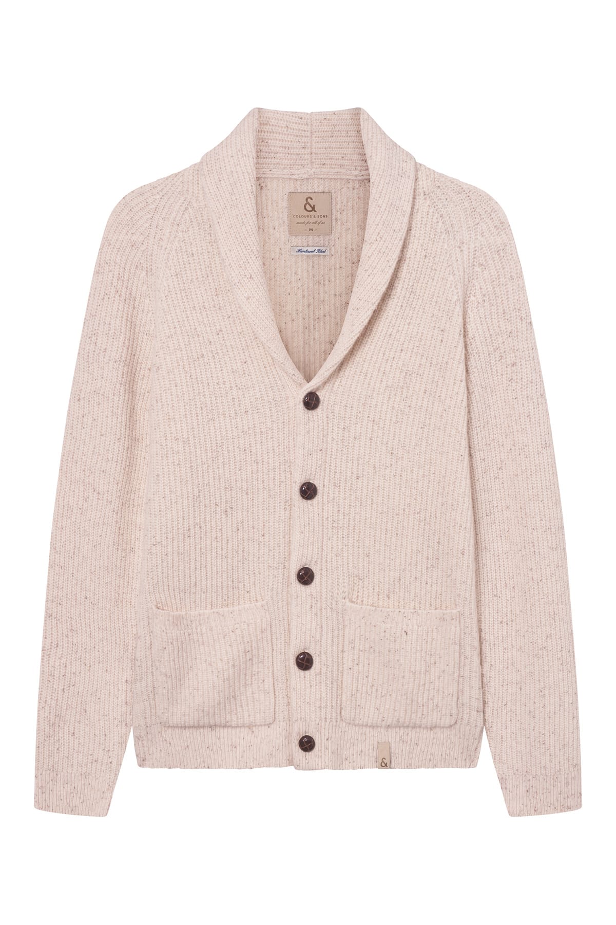 Strickjacke Cardigan-Donegal Offwhite Strickjacke Colours&Sons 